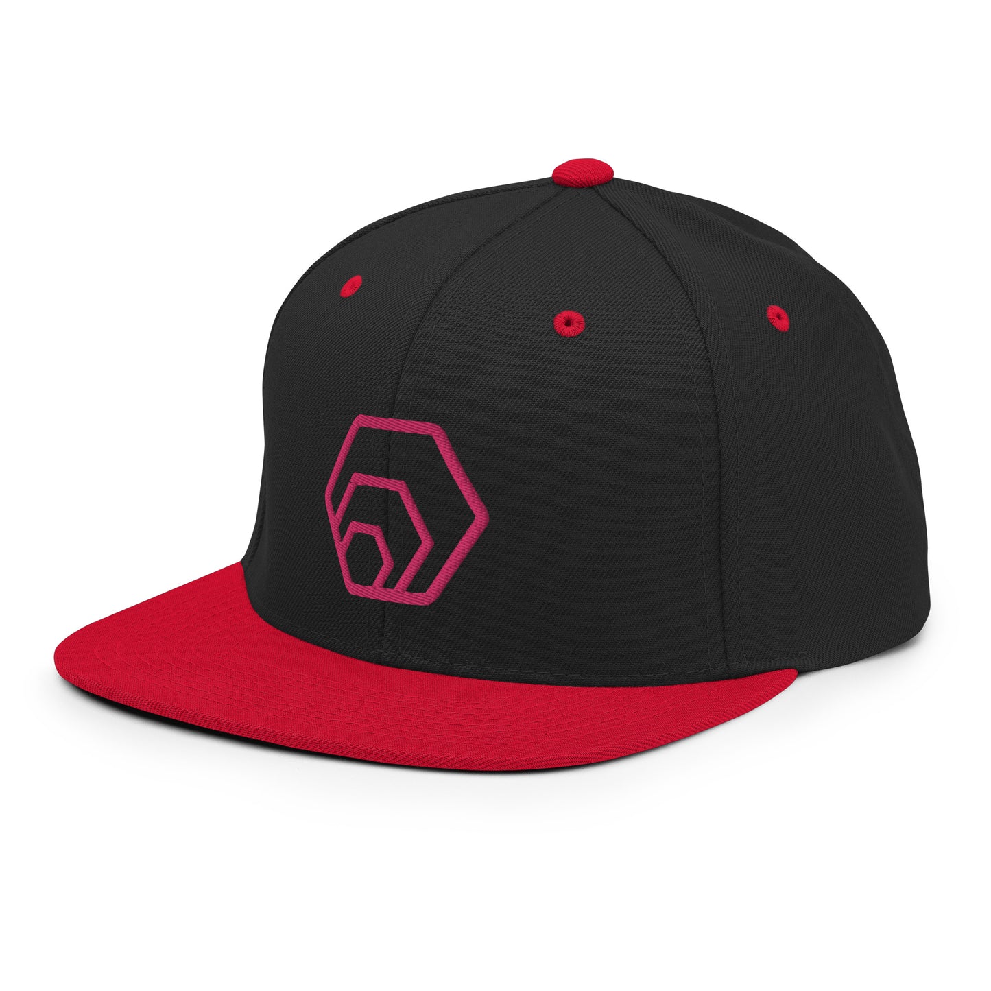 Hex Wireframe Embroidered Snapback Baseball Cap Hexican Crypto Merch FlexFit Flat Peak Hat ( DM if you'd prefer another colour )