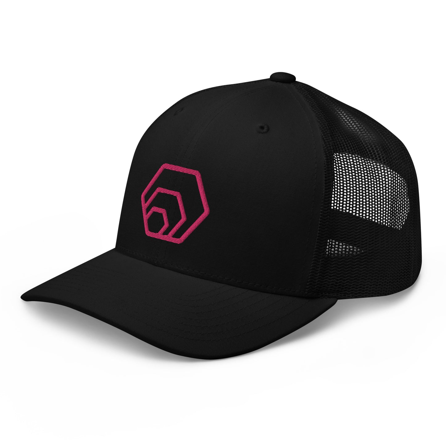 Hex Wireframe Embroidered Baseball Cap Hexican Crypto Merch FlexFit Retro Trucker Cap ( DM if you'd prefer another colour )