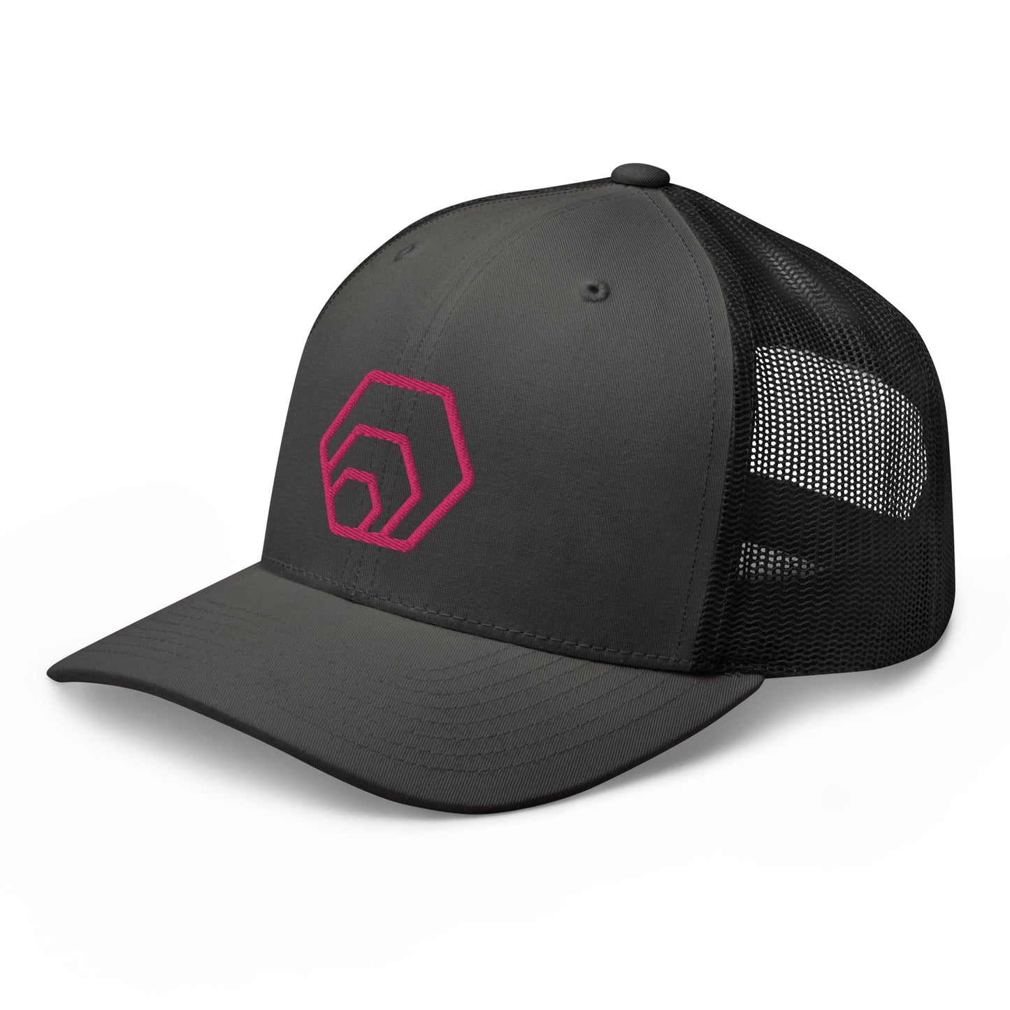Hex Wireframe Embroidered Baseball Cap Hexican Crypto Merch FlexFit Retro Trucker Cap ( DM if you'd prefer another colour )
