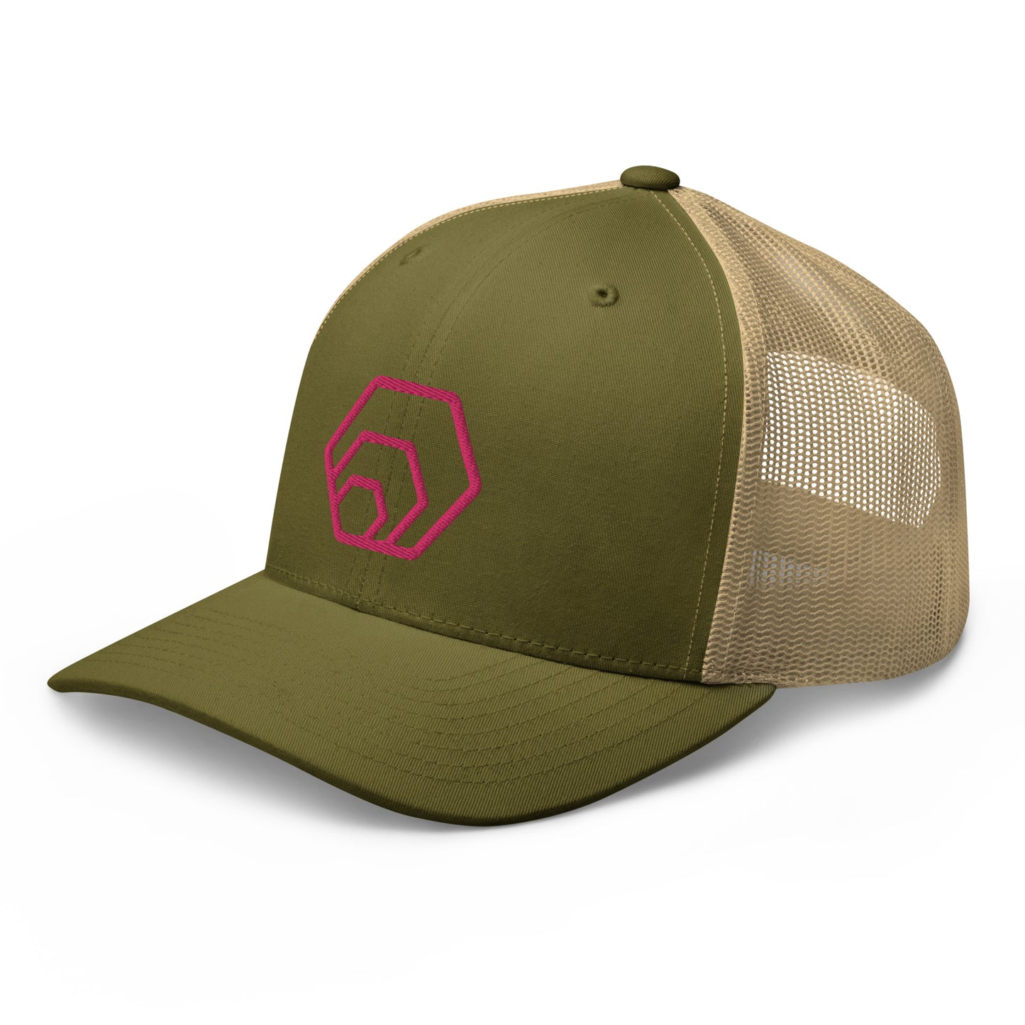 Hex Wireframe Embroidered Baseball Cap Hexican Crypto Merch FlexFit Retro Trucker Cap ( DM if you'd prefer another colour )