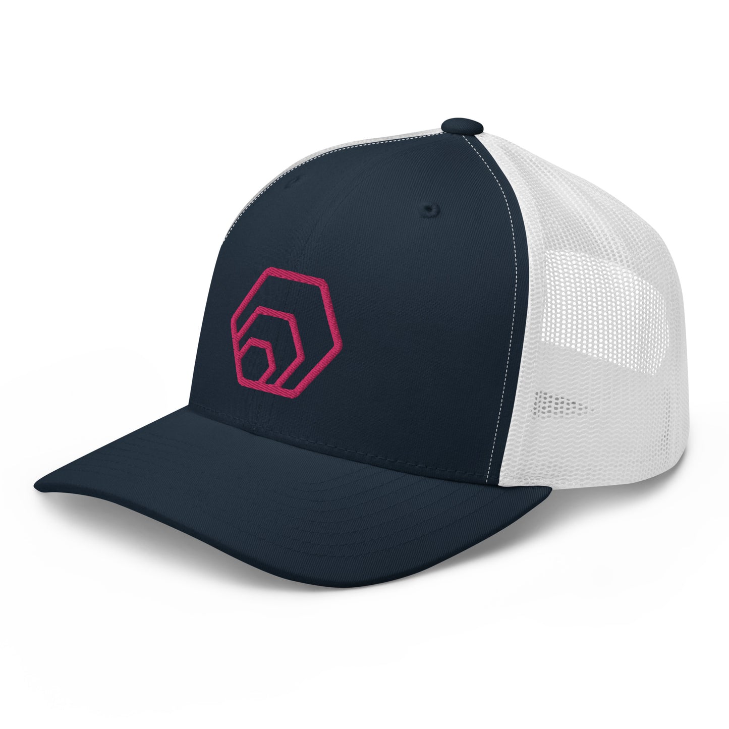 Hex Wireframe Embroidered Baseball Cap Hexican Crypto Merch FlexFit Retro Trucker Cap ( DM if you'd prefer another colour )
