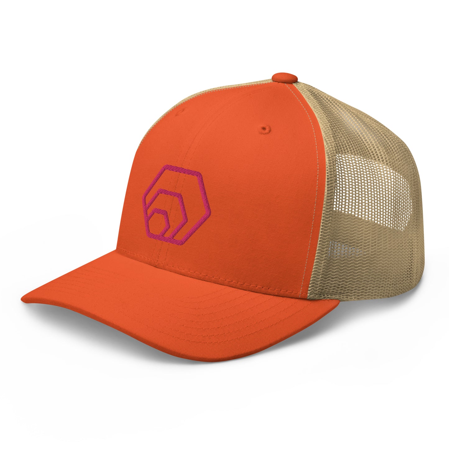 Hex Wireframe Embroidered Baseball Cap Hexican Crypto Merch FlexFit Retro Trucker Cap ( DM if you'd prefer another colour )