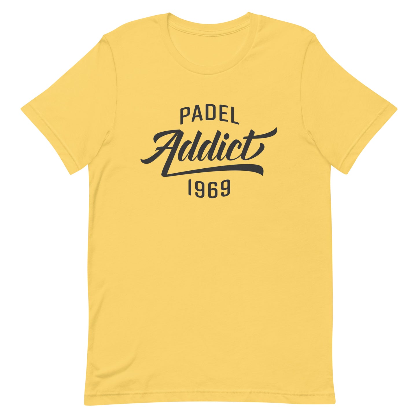 Padel Addict 1969 Tshirt Graphic Tee Shirt Bella + Canvas Unisex Short Sleeve T-Shirt