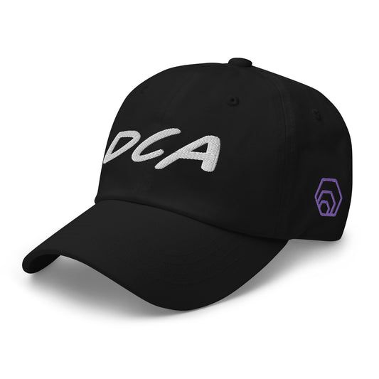 DCA Hex Dollar-cost Averaging Embroidered Crypto Baseball Cap FlexFit Dad Hat Curved Peak