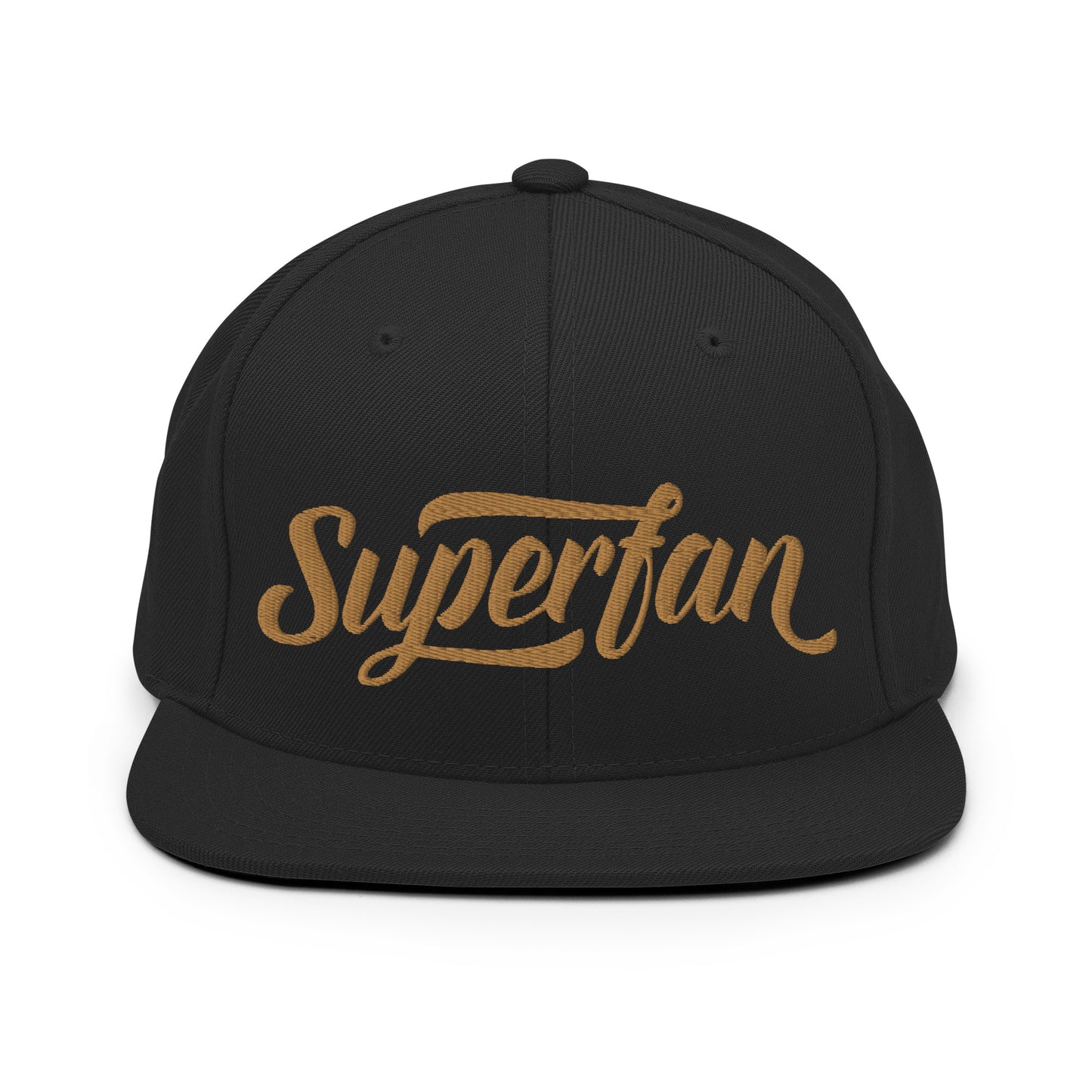 Super Fan Embroidered FlexFit Snapback Baseball Cap Flat Peak Hat