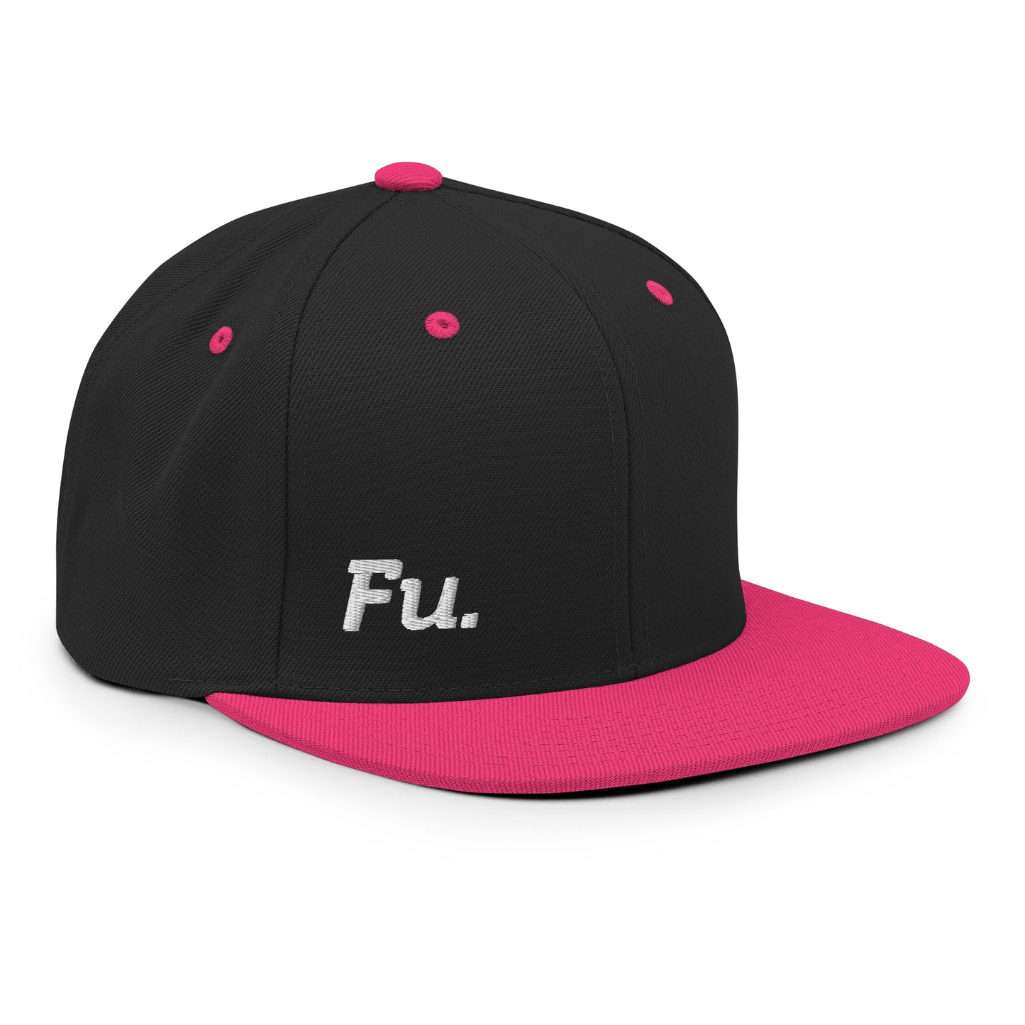 FU Embroidered FlexFit Snapback Baseball Cap Flat Peak Hat