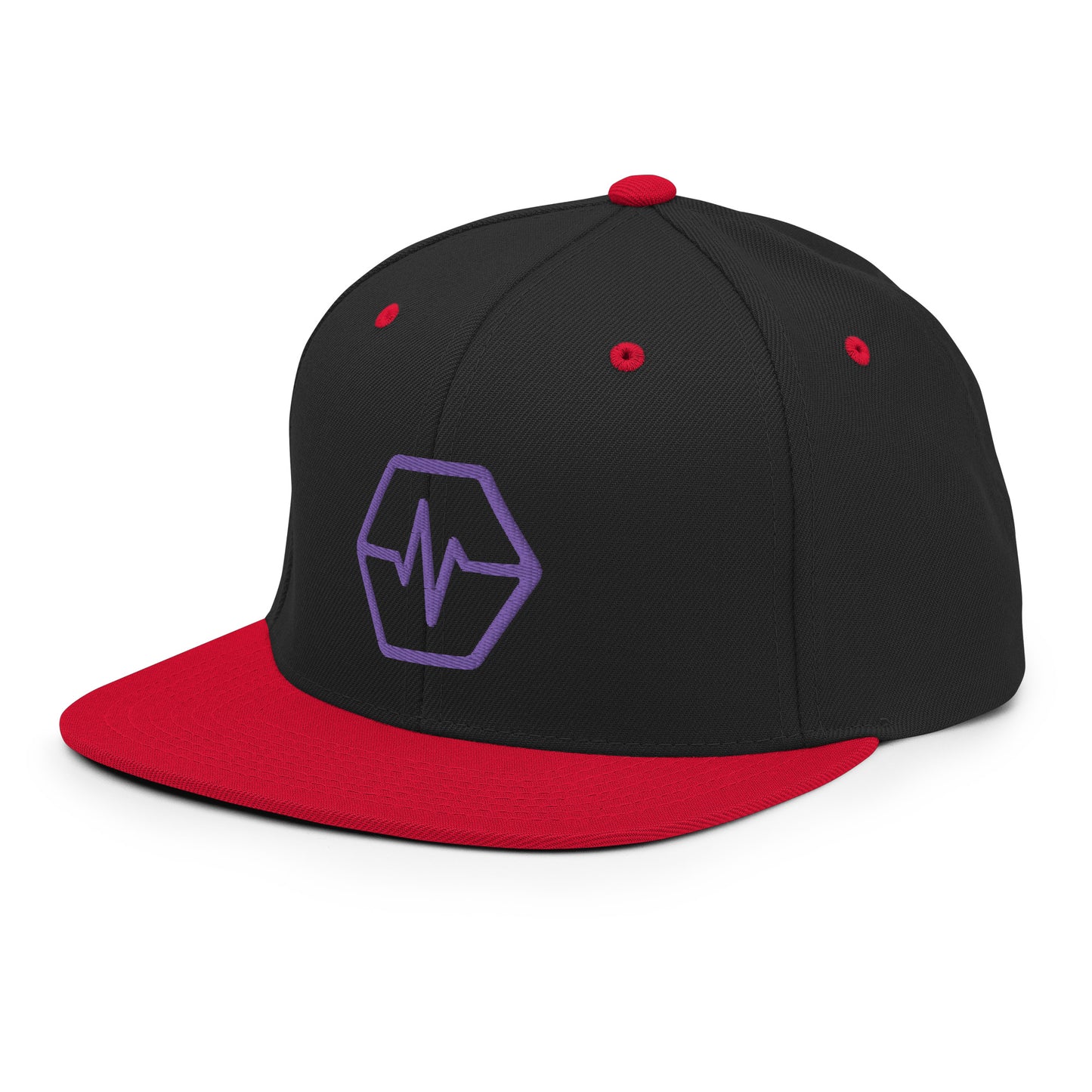 Pulse Pulsechain Embroidered Snapback Baseball Cap Hexican Crypto Merch FlexFit Flat Peak Hat ( DM if you'd prefer another colour )