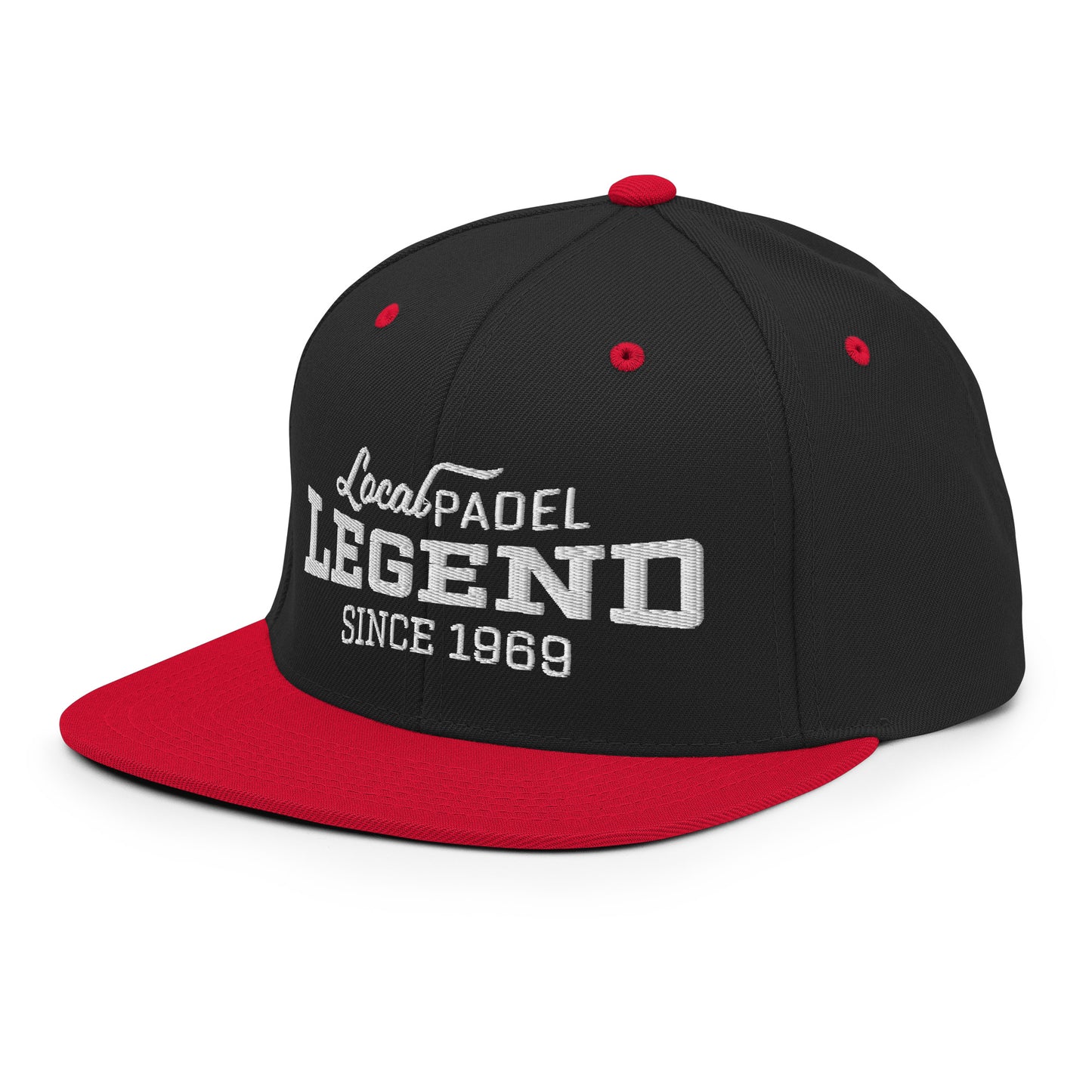 Local Padel Legend 1969 Embroidered Baseball Cap FlexFit Classic Snapback Flat Peak Hat