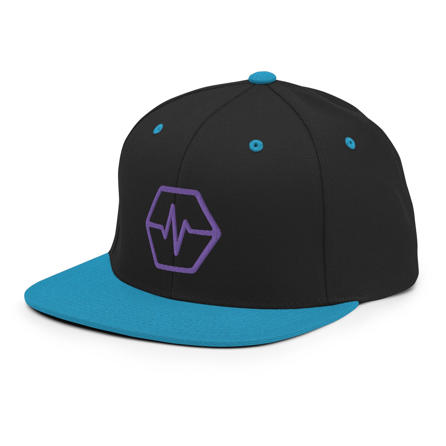 Pulse Pulsechain Embroidered Snapback Baseball Cap Hexican Crypto Merch FlexFit Flat Peak Hat ( DM if you'd prefer another colour )