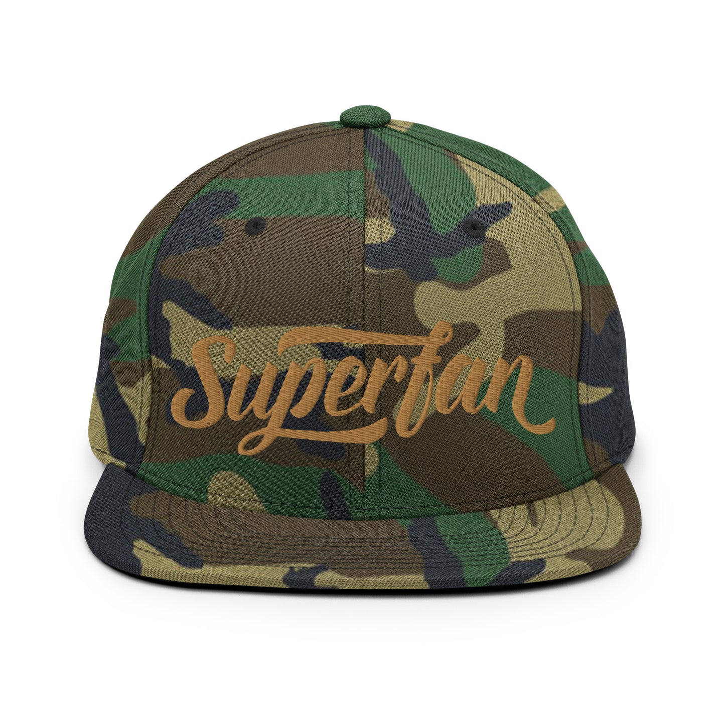 Super Fan Embroidered FlexFit Snapback Baseball Cap Flat Peak Hat