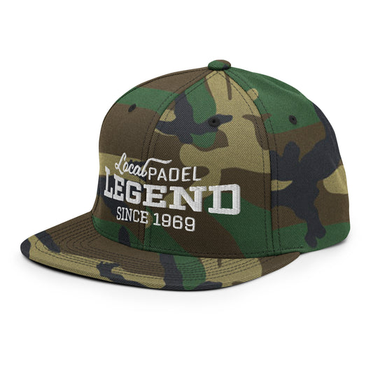 Local Padel Legend 1969 Embroidered Baseball Cap FlexFit Classic Snapback Flat Peak Hat