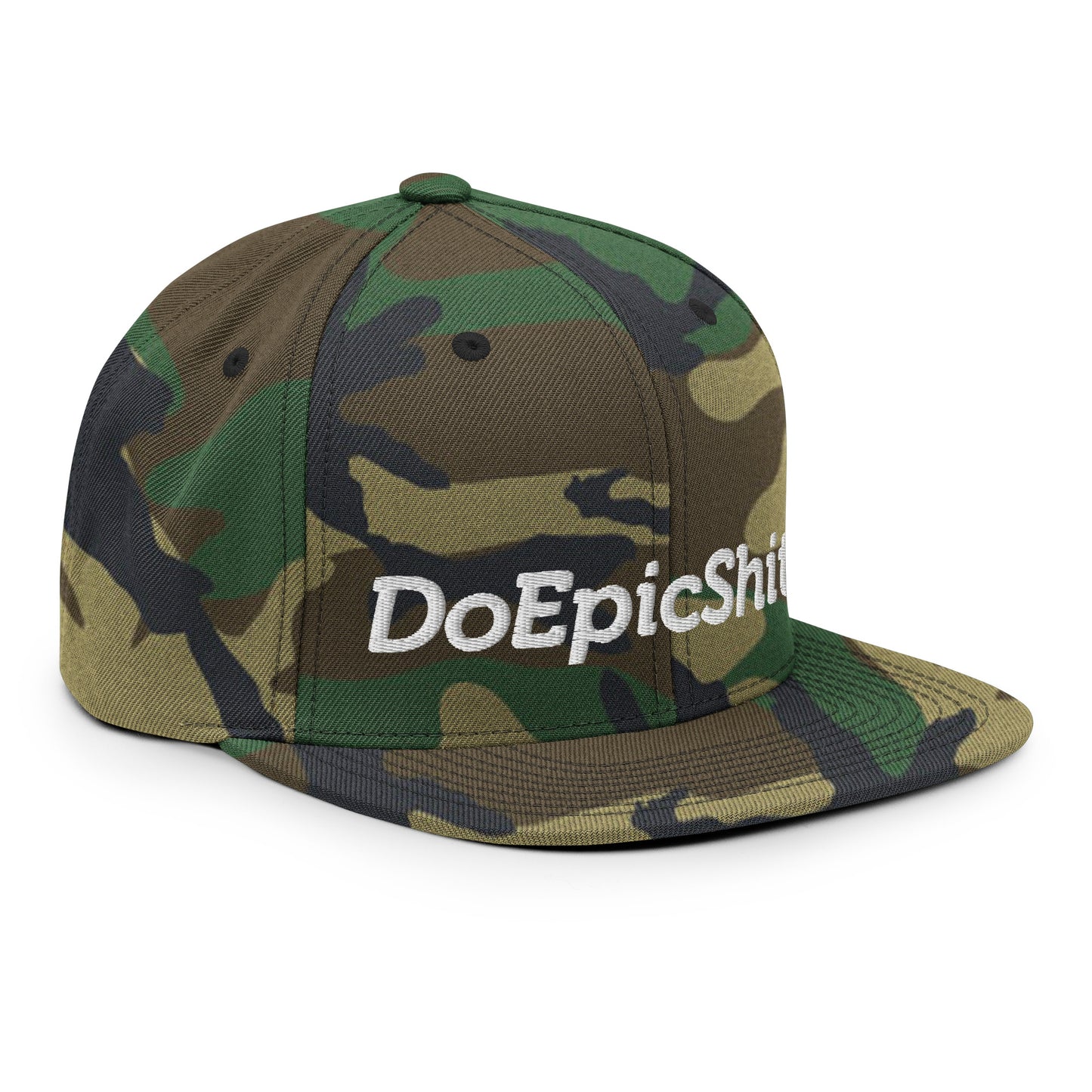 Do Epic Shit Embroidered FlexFit Snapback Baseball Cap Flat Peak Hat