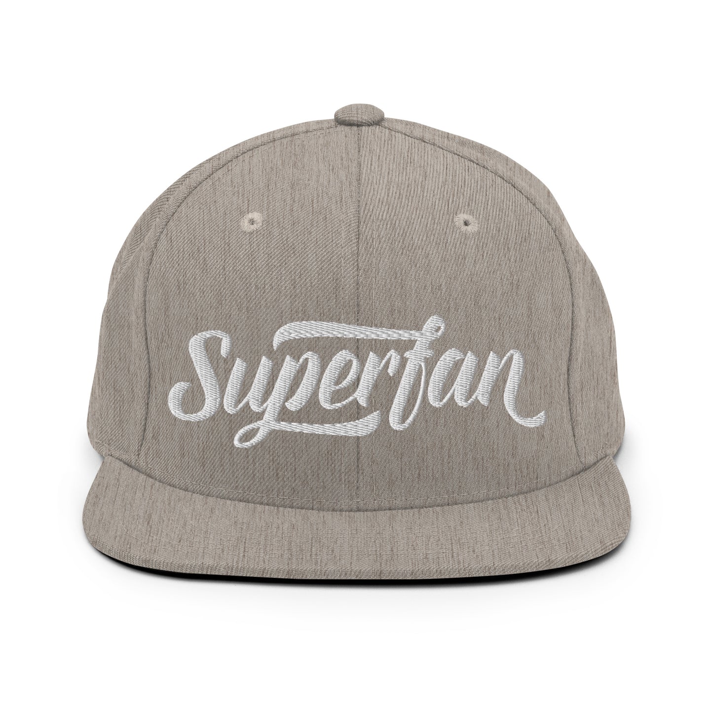 Super Fan Embroidered FlexFit Snapback Baseball Cap Flat Peak Hat