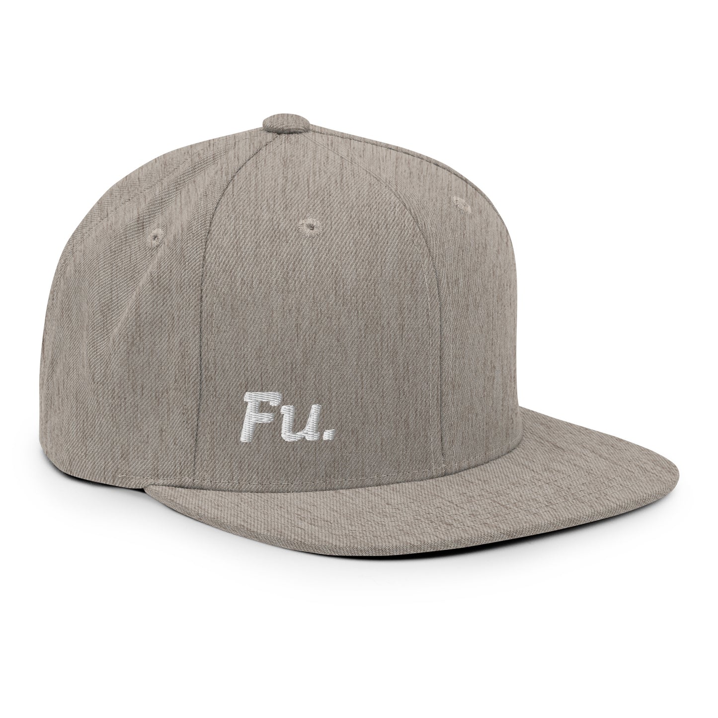 FU Embroidered FlexFit Snapback Baseball Cap Flat Peak Hat