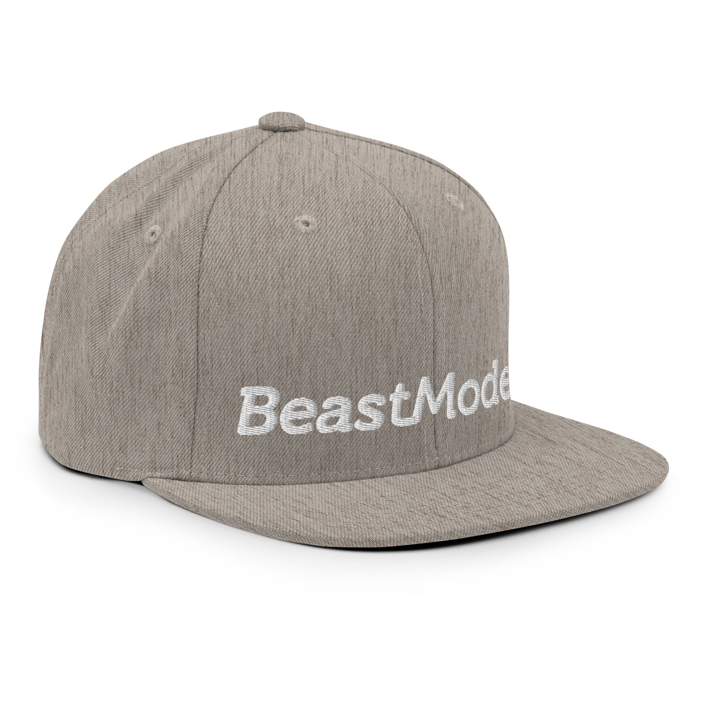 Beast Mode Embroidered FlexFit Snapback Baseball Cap Flat Peak Hat