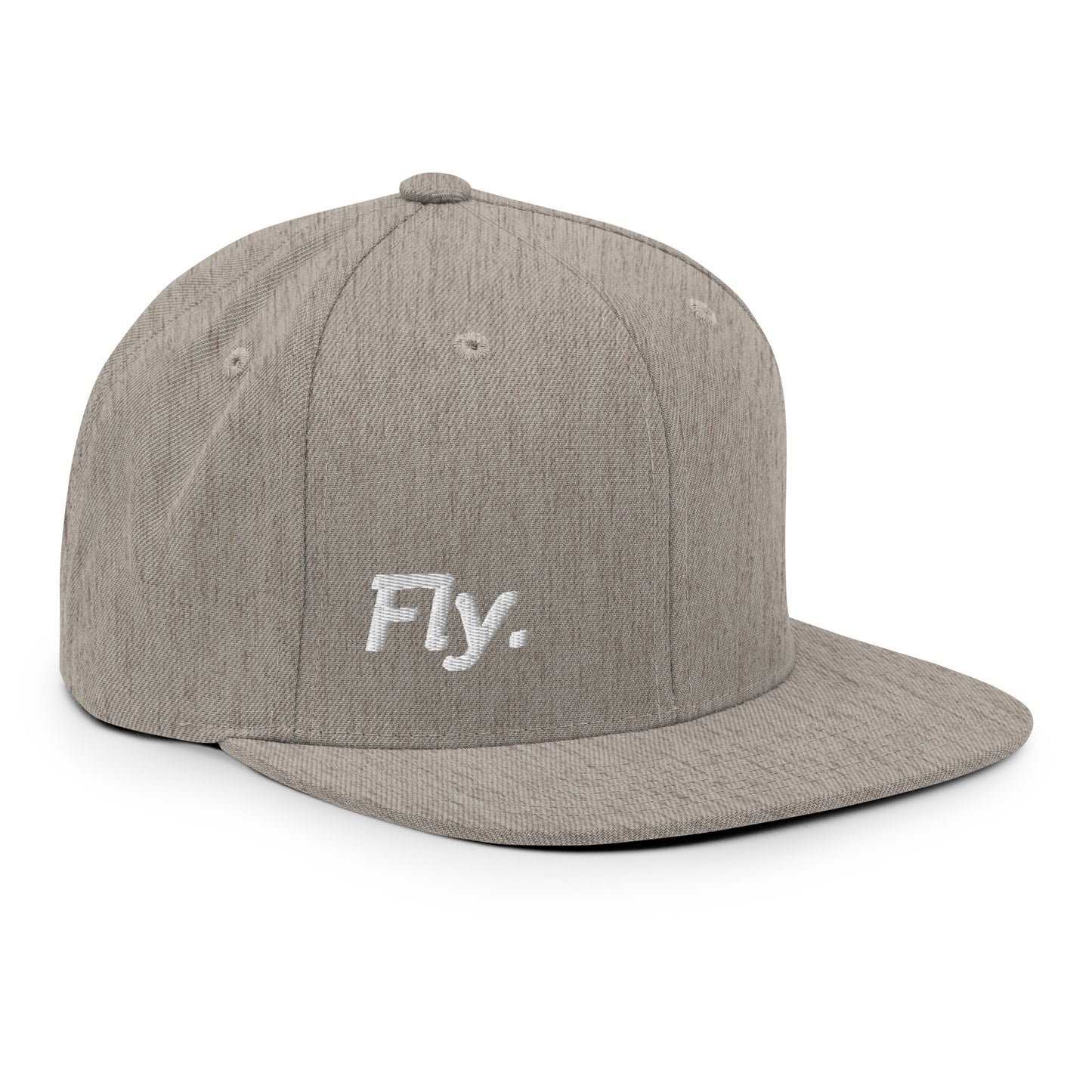 Fly Embroidered FlexFit Snapback Baseball Cap Flat Peak Hat