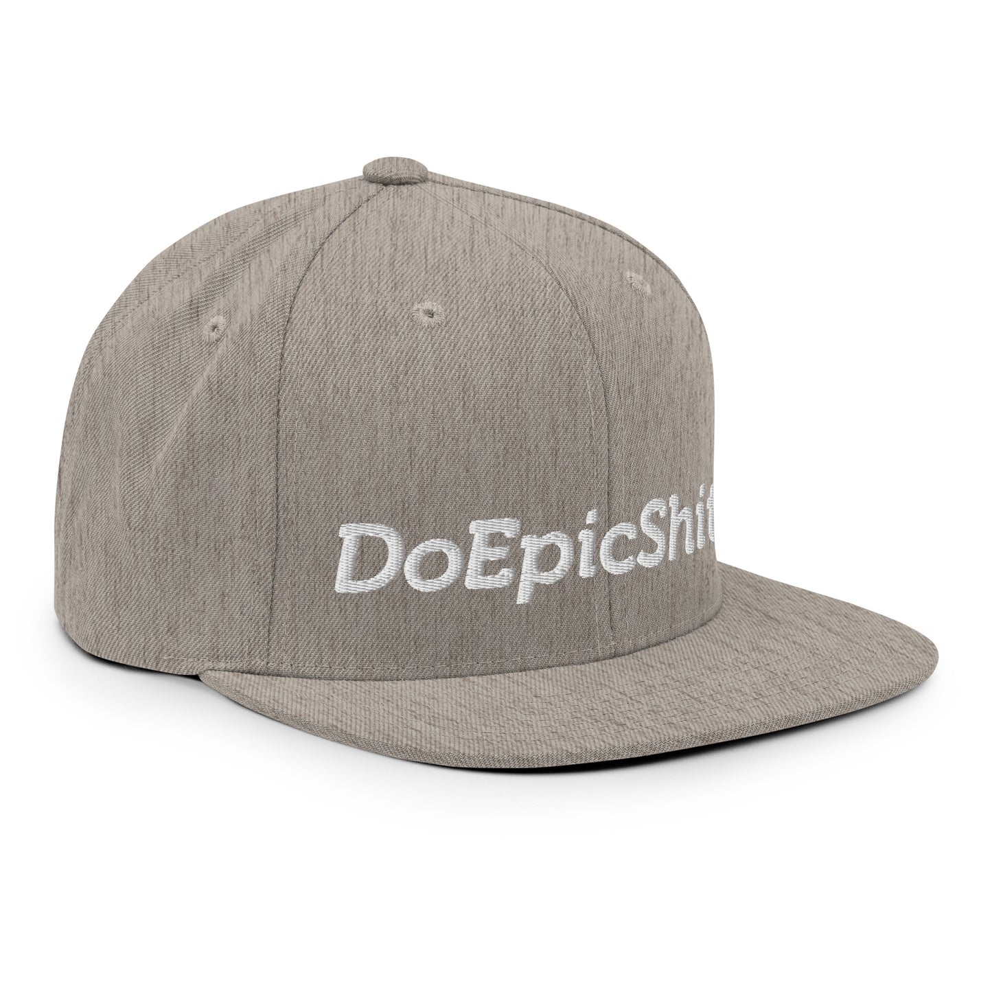 Do Epic Shit Embroidered FlexFit Snapback Baseball Cap Flat Peak Hat