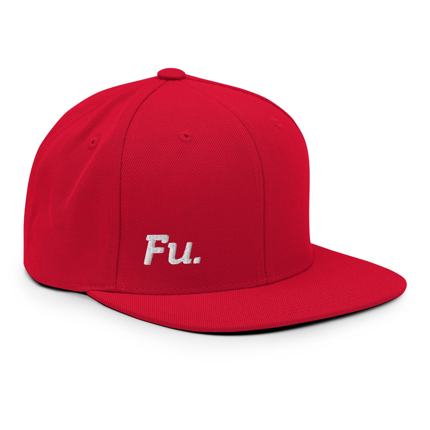 FU Embroidered FlexFit Snapback Baseball Cap Flat Peak Hat