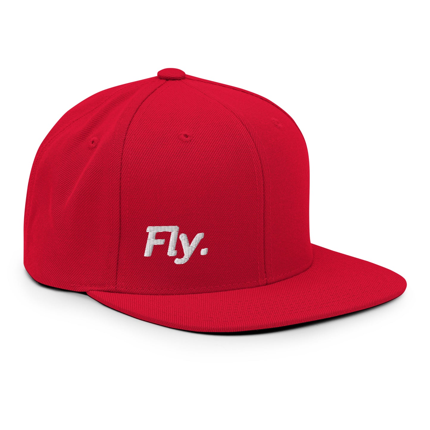 Fly Embroidered FlexFit Snapback Baseball Cap Flat Peak Hat