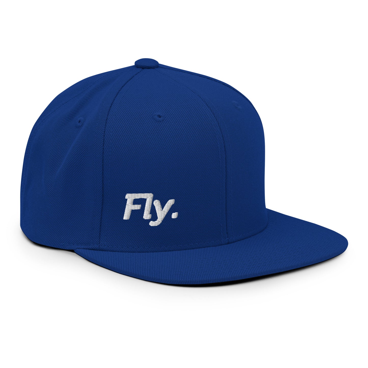 Fly Embroidered FlexFit Snapback Baseball Cap Flat Peak Hat