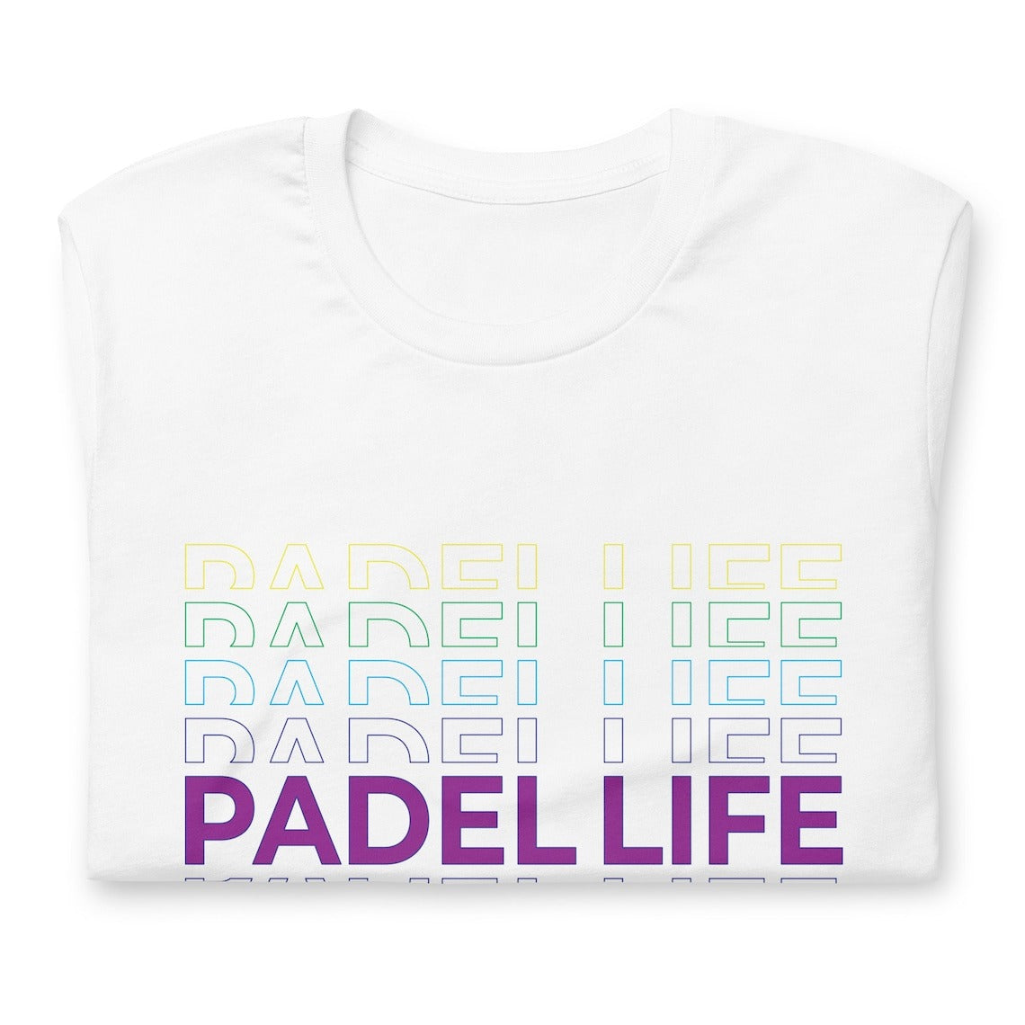 Padel Life Padel Love Tshirt Graphic Tee Shirt Bella + Canvas Unisex Short Sleeve T-Shirt