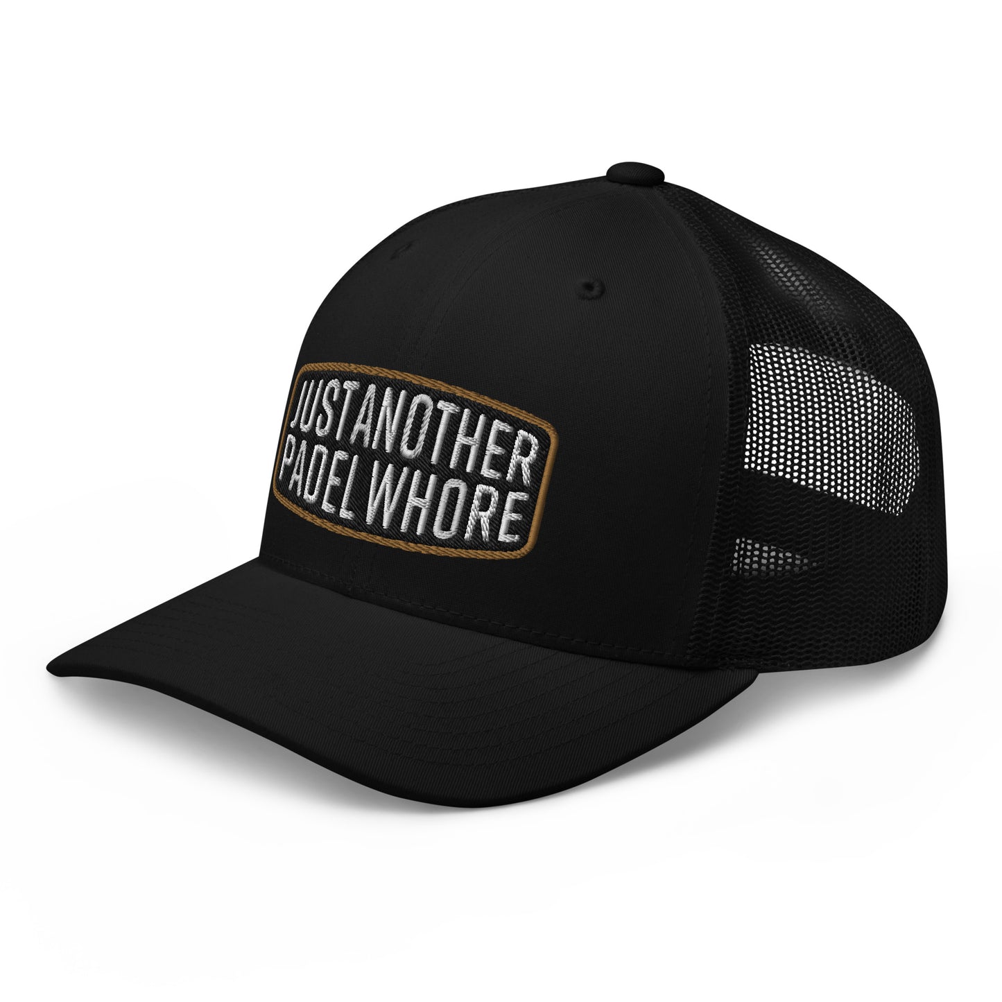 Just Another Padel Whore Embroidered Baseball Cap FlexFit Retro Trucker Hat