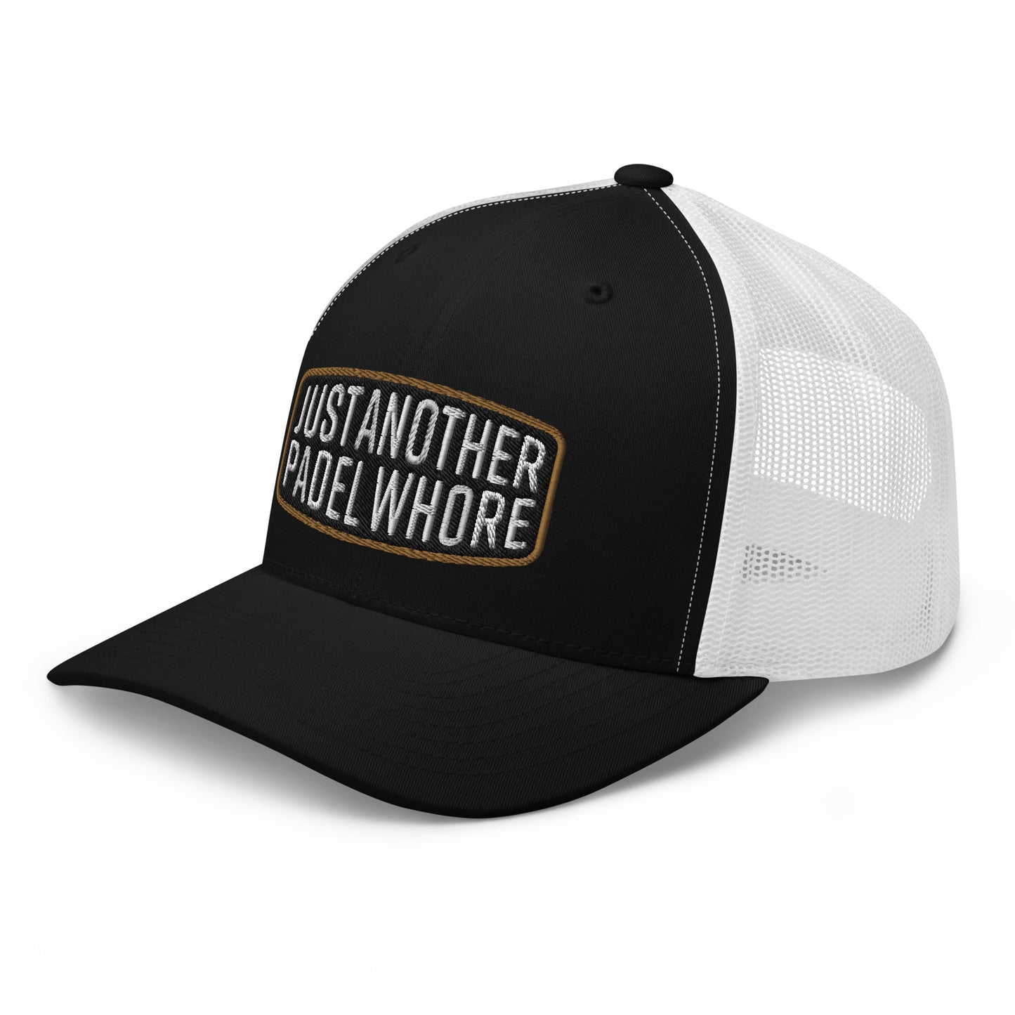 Just Another Padel Whore Embroidered Baseball Cap FlexFit Retro Trucker Hat