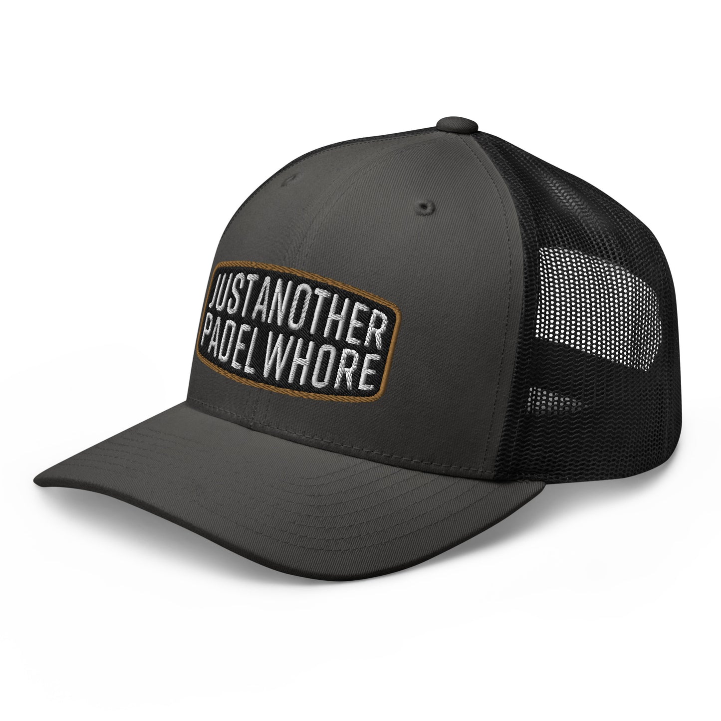 Just Another Padel Whore Embroidered Baseball Cap FlexFit Retro Trucker Hat