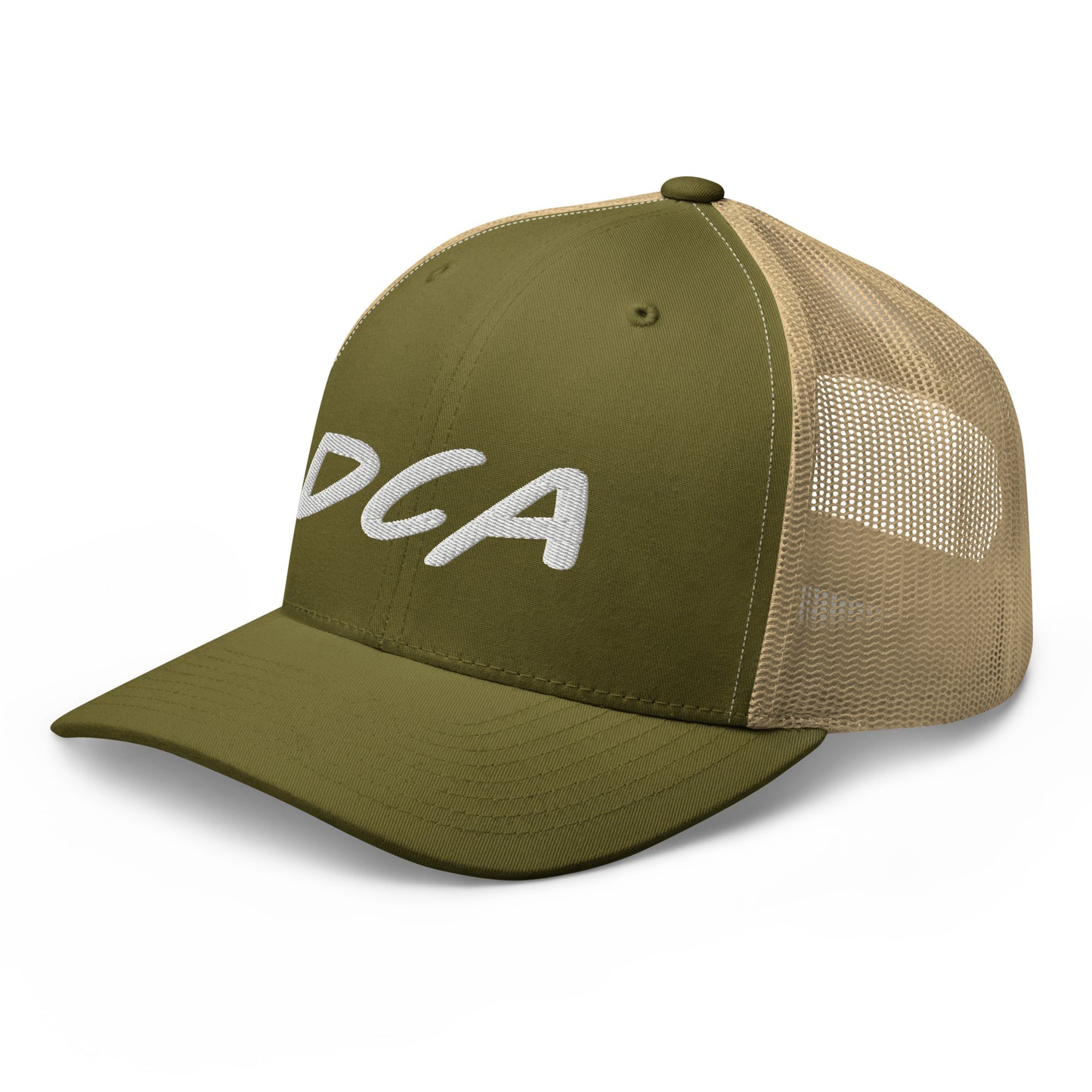 DCA Dollar-cost Averaging Embroidered Crypto Baseball Cap FlexFit Curved Peak Trucker Hat