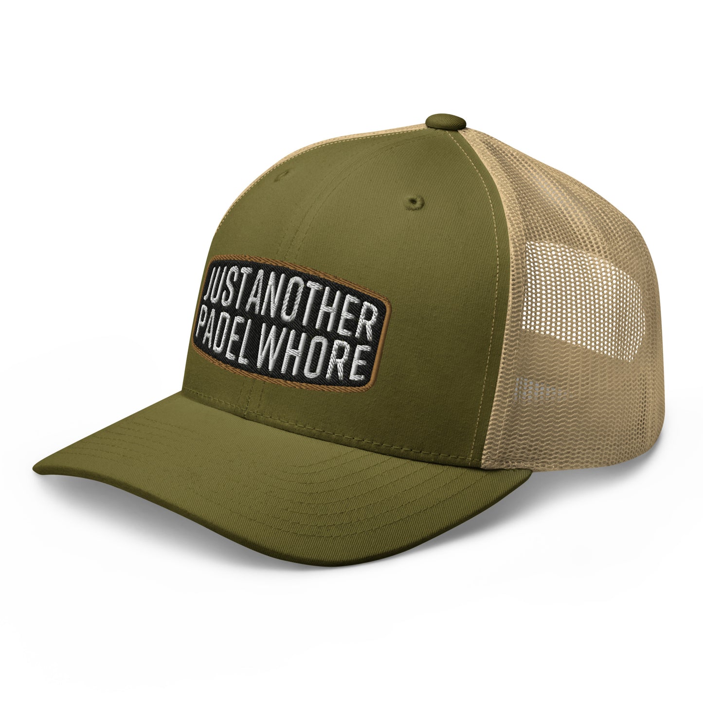 Just Another Padel Whore Embroidered Baseball Cap FlexFit Retro Trucker Hat