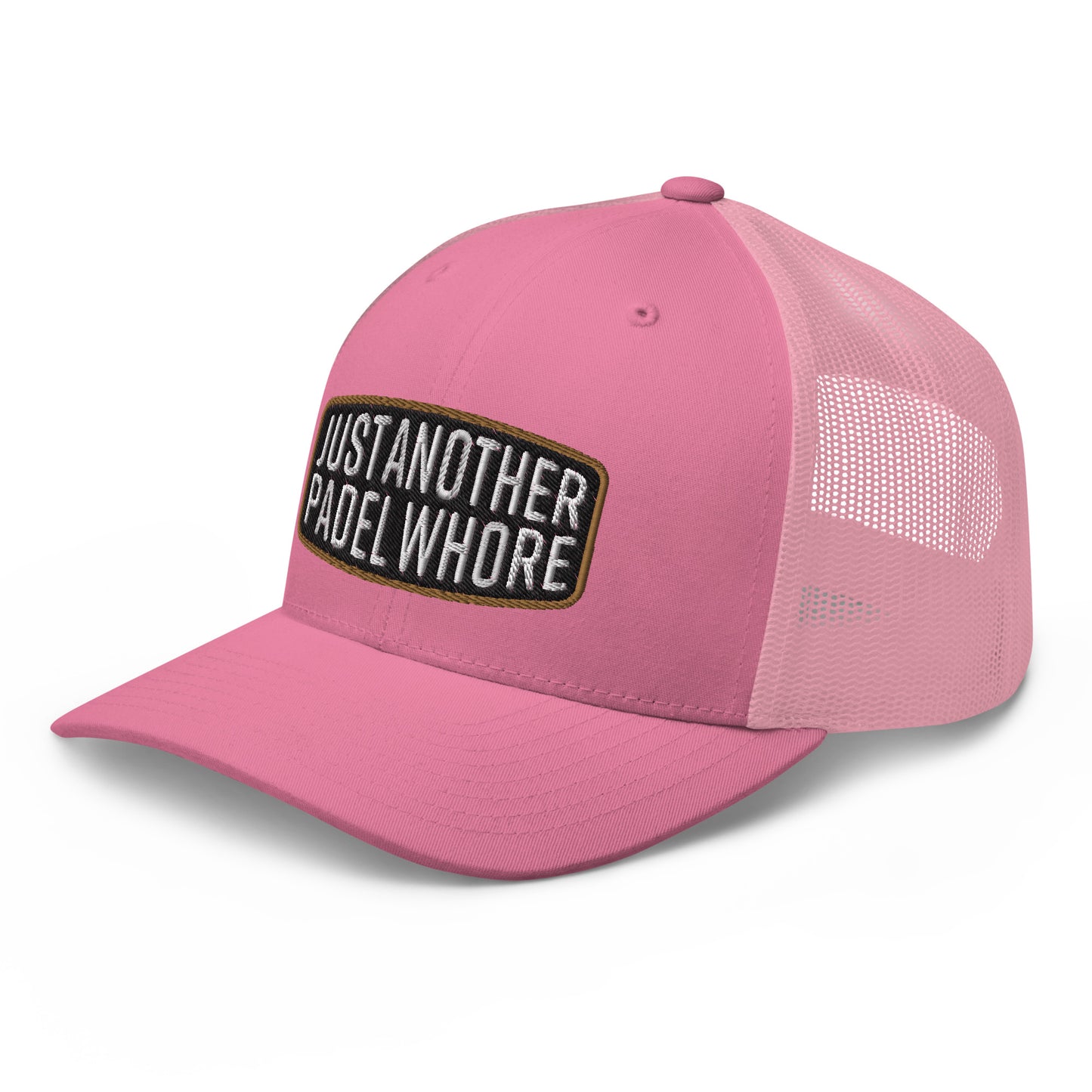 Just Another Padel Whore Embroidered Baseball Cap FlexFit Retro Trucker Hat