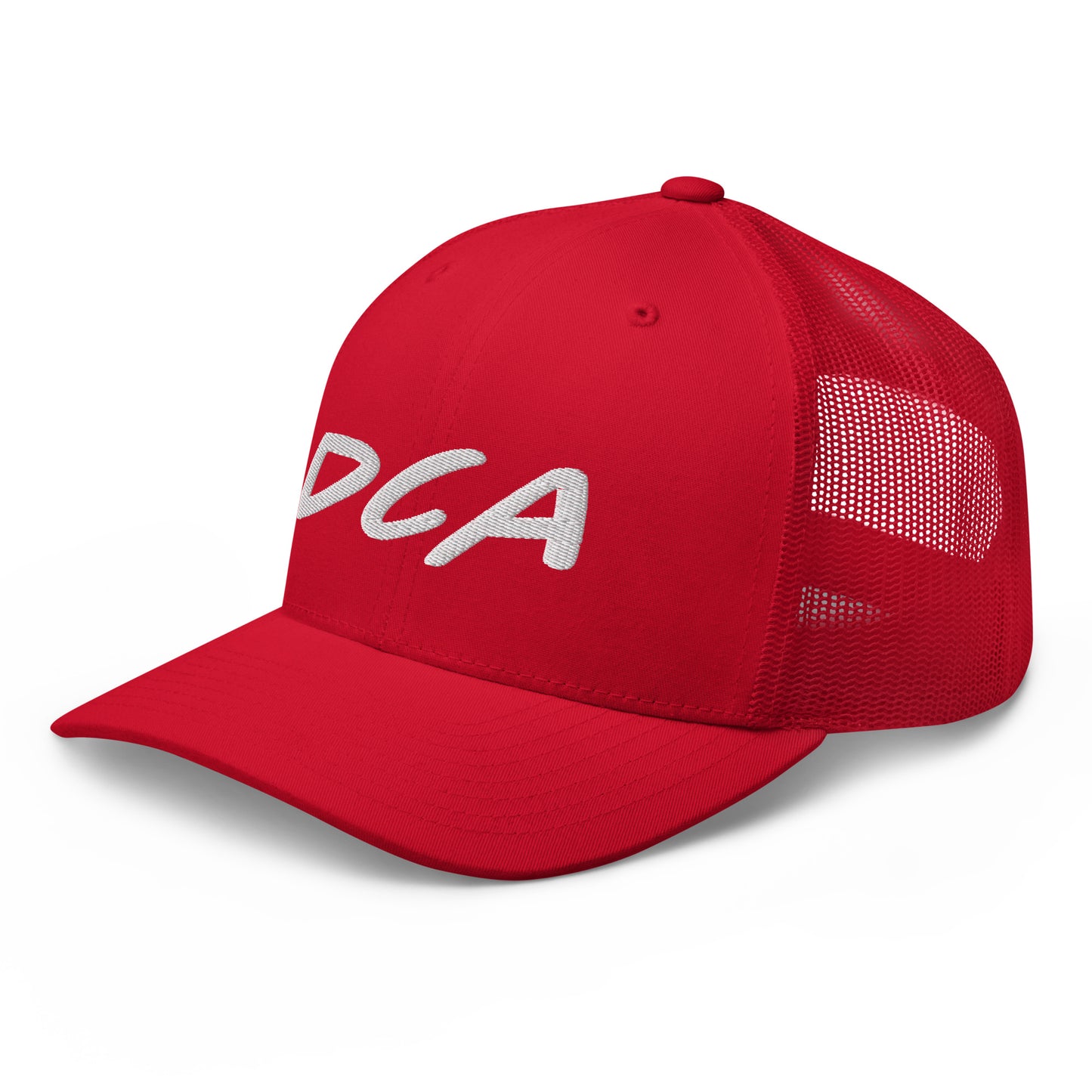 DCA Dollar-cost Averaging Embroidered Crypto Baseball Cap FlexFit Curved Peak Trucker Hat