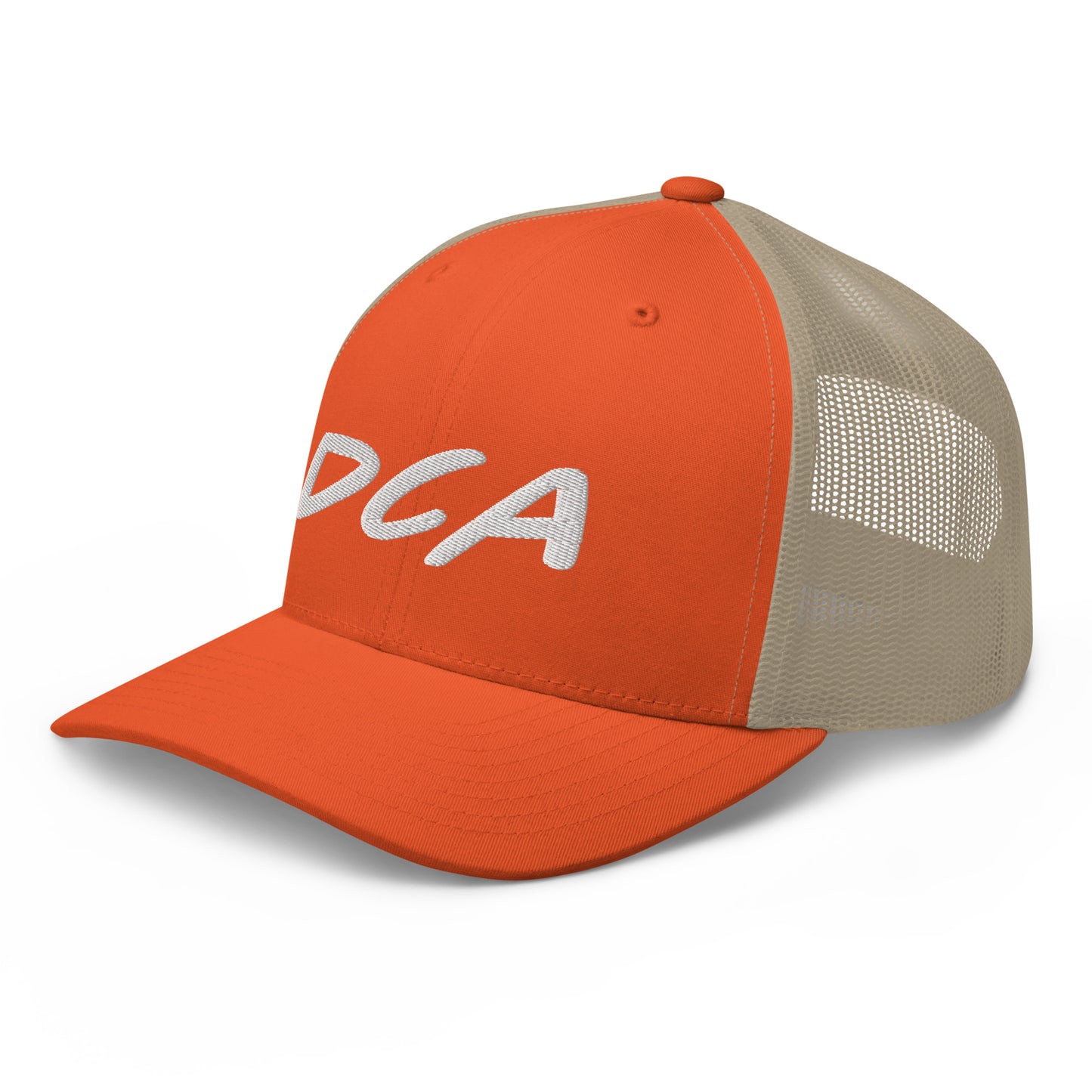 DCA Dollar-cost Averaging Embroidered Crypto Baseball Cap FlexFit Curved Peak Trucker Hat