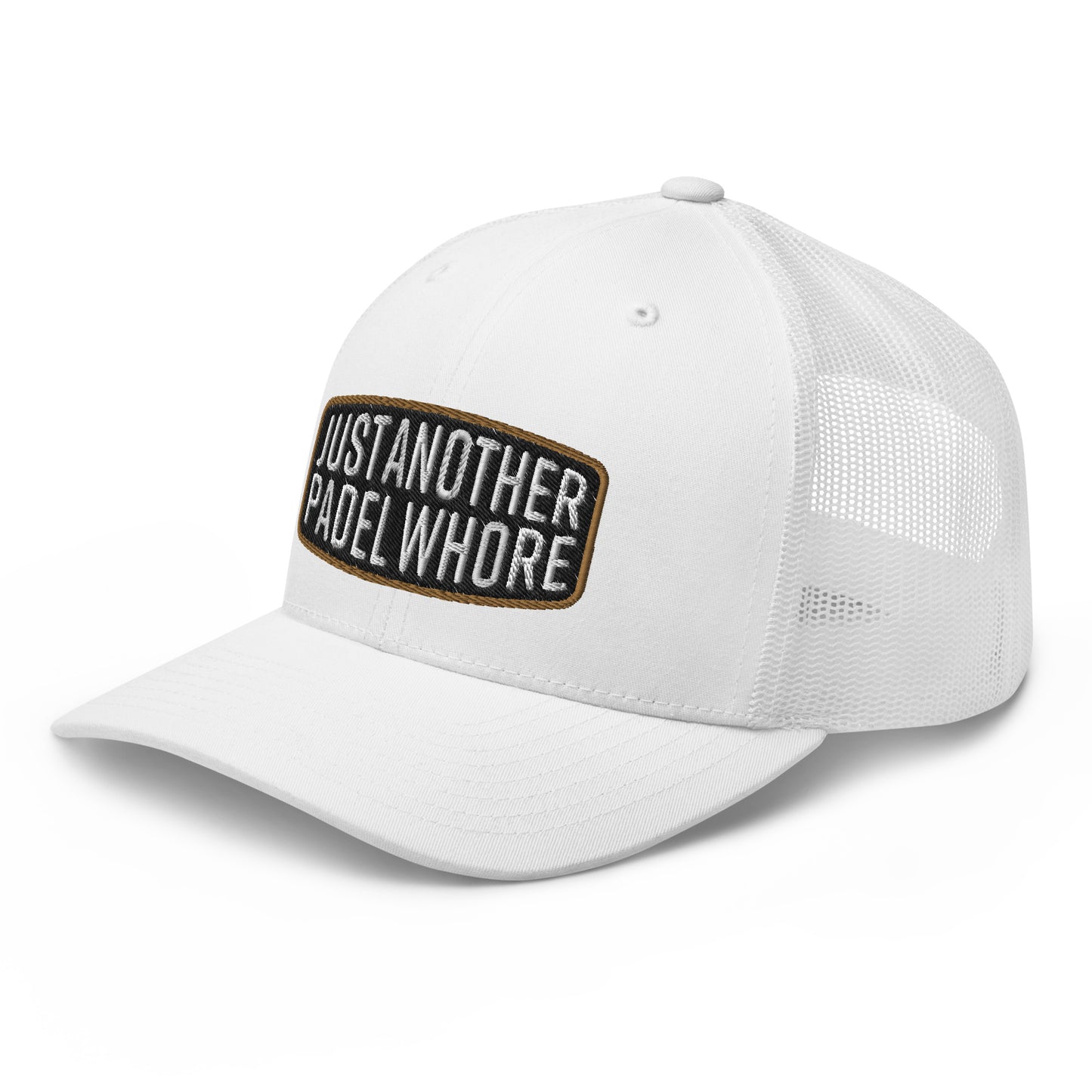 Just Another Padel Whore Embroidered Baseball Cap FlexFit Retro Trucker Hat