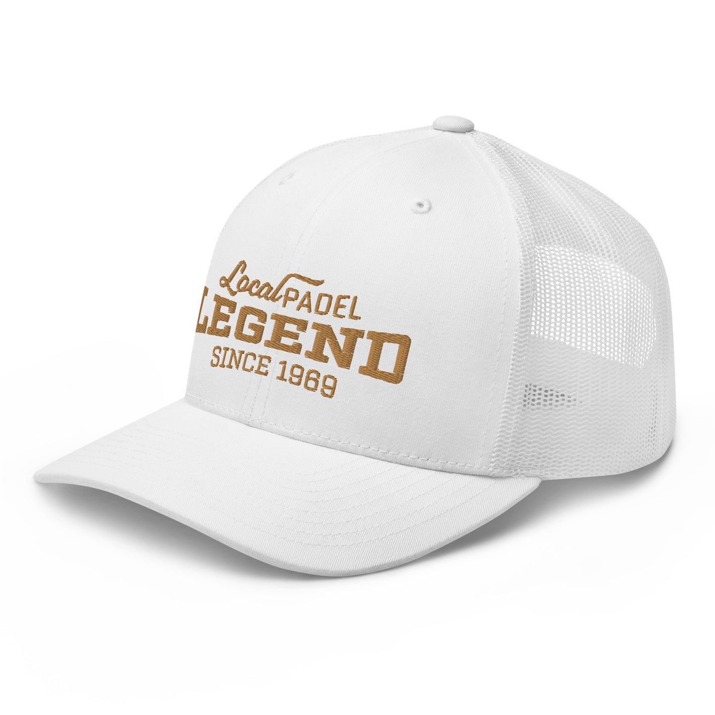 Local Padel Legend 1969 Embroidered Baseball Cap FlexFit Retro Trucker Hat