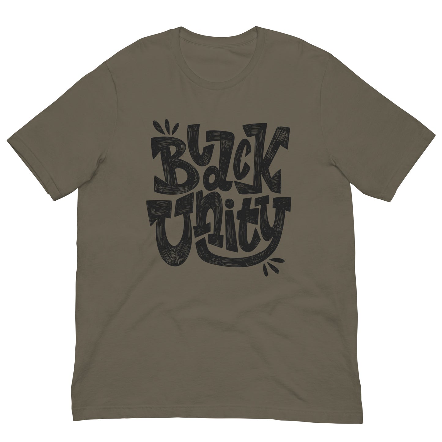 Black Unity Graphic Tee Black History Month Shirt Bella + Canvas Unisex Short Sleeve T-Shirt