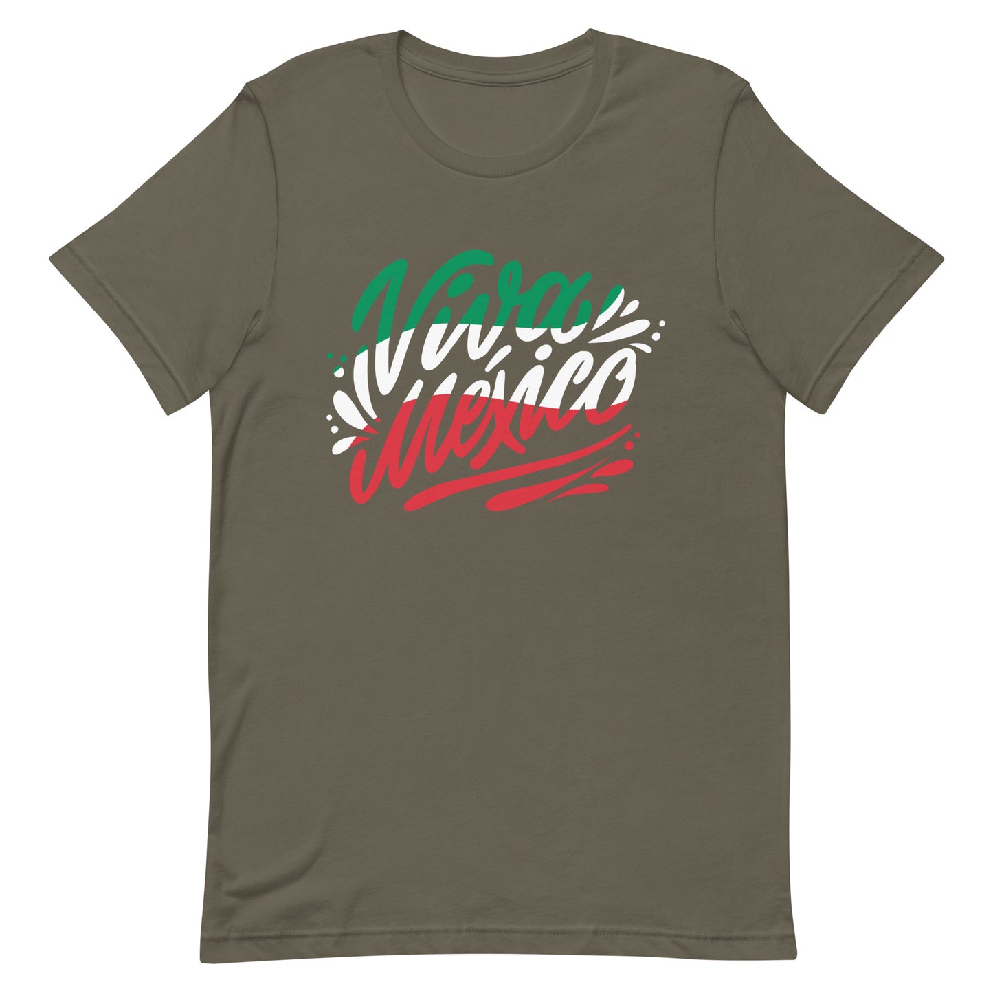 Viva Mexico Cinco De Mayo Tshirt Graphic Tee Shirt Bella + Canvas Unisex Short Sleeve T-Shirt