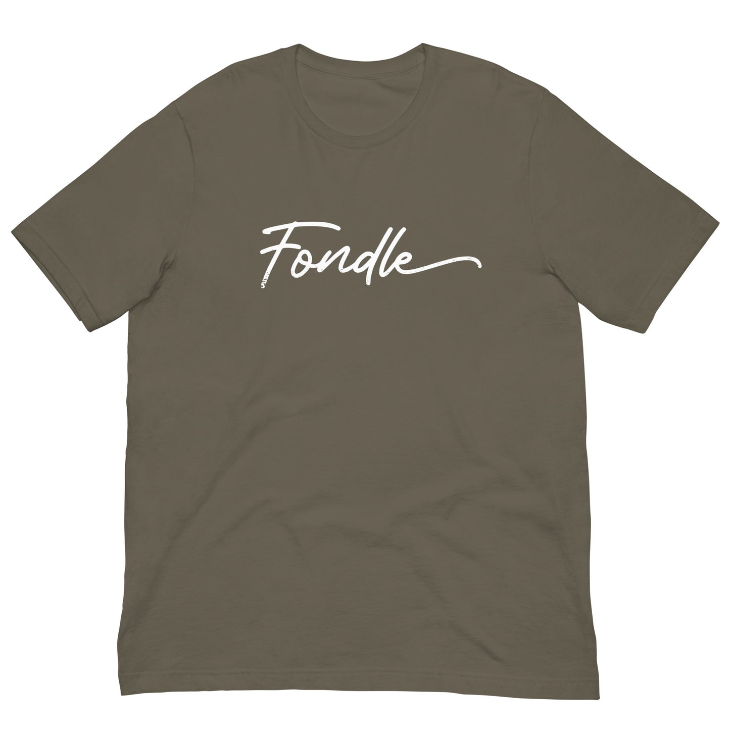 Fondle Tshirt Adult Humor Graphic Tee Shirt Bella + Canvas Unisex Short Sleeve T-Shirt