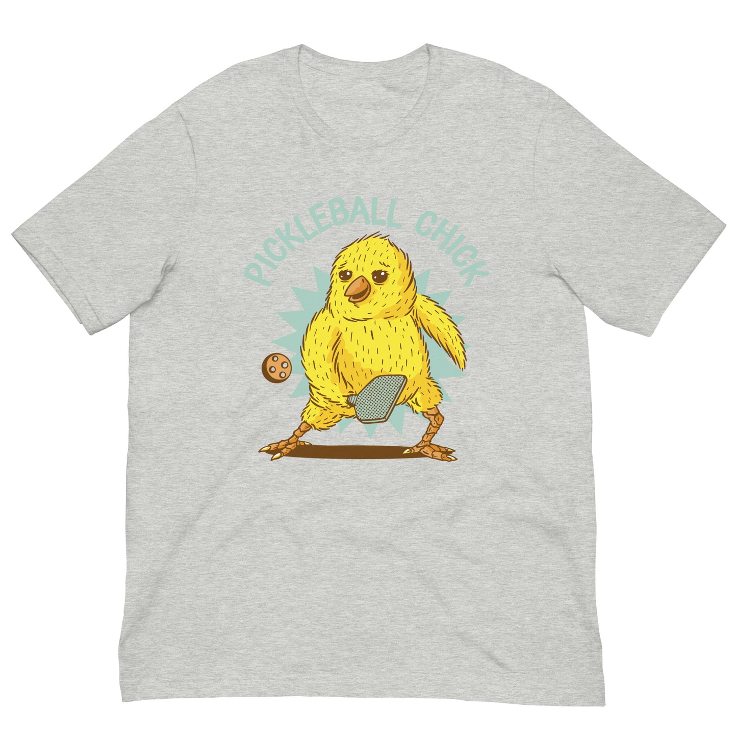 Pickleball Chick Tee Graphic Shirt Bella + Canvas Unisex Short Sleeve T-Shirt