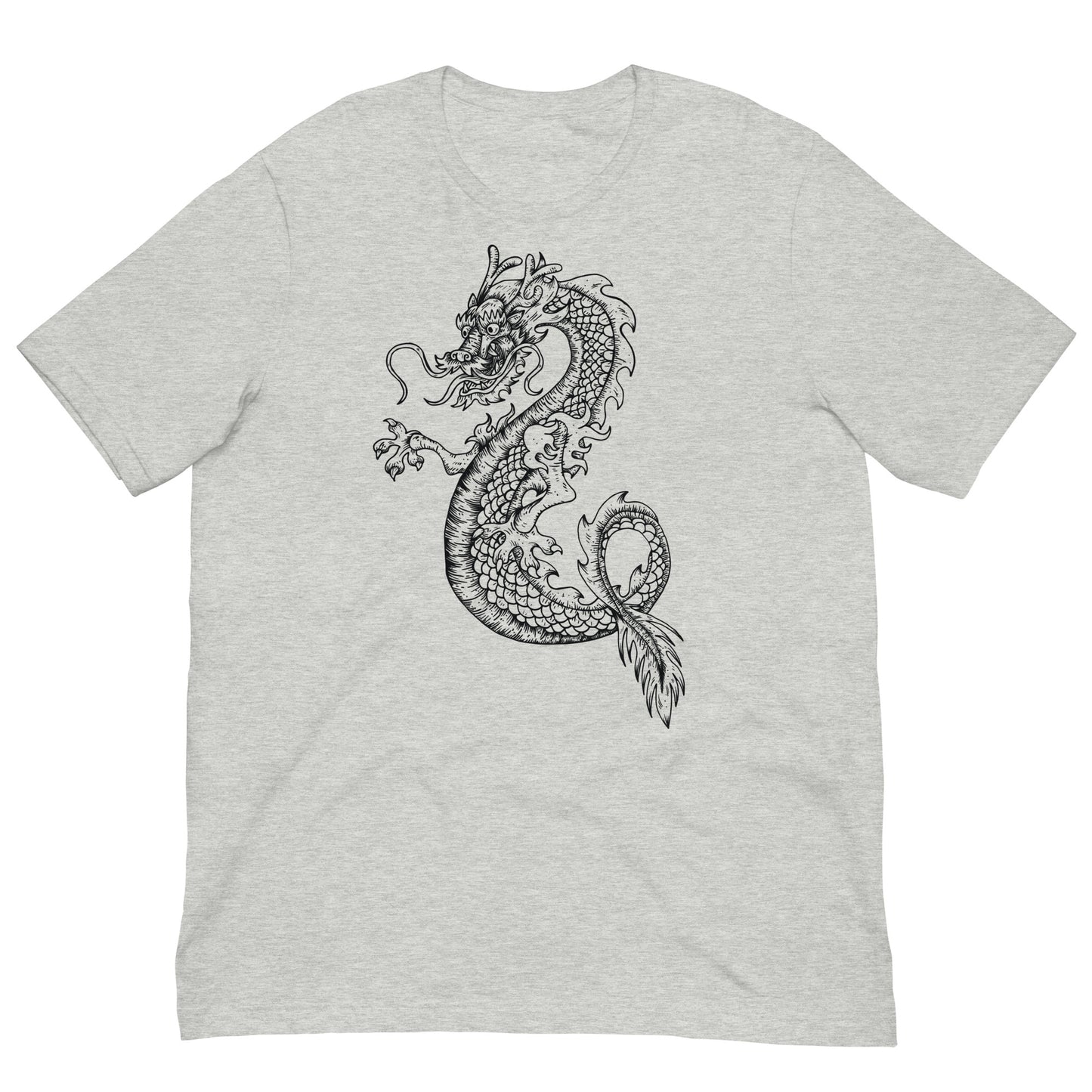 Japanese Dragon Tattoo Tee Graphic Shirt Bella + Canvas Unisex Short Sleeve T-Shirt