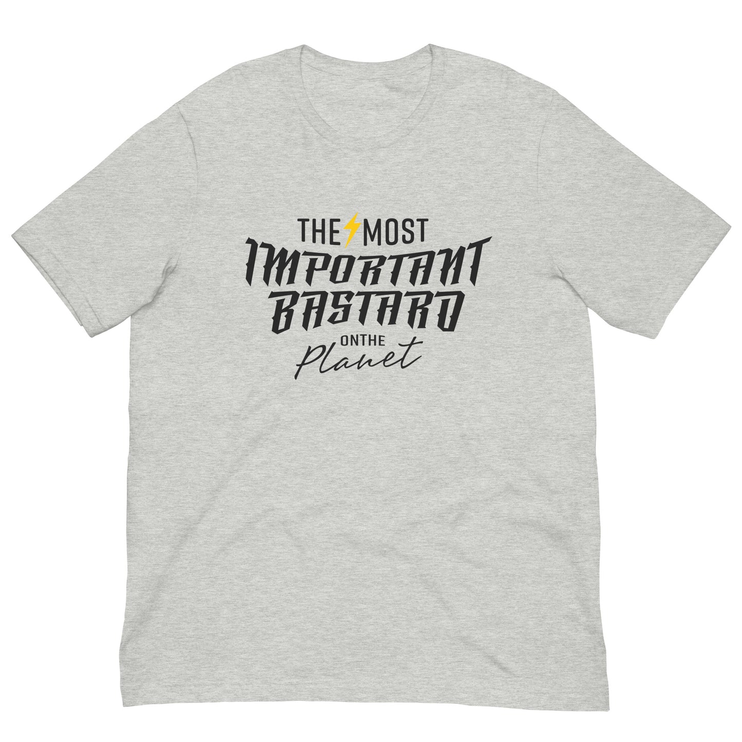 Most Important Bastard on The Planet Tee Francis Ngannou vs Tyson Fury Boxing Match Graphic Shirt Bella + Canvas Unisex Short Sleeve T-Shirt