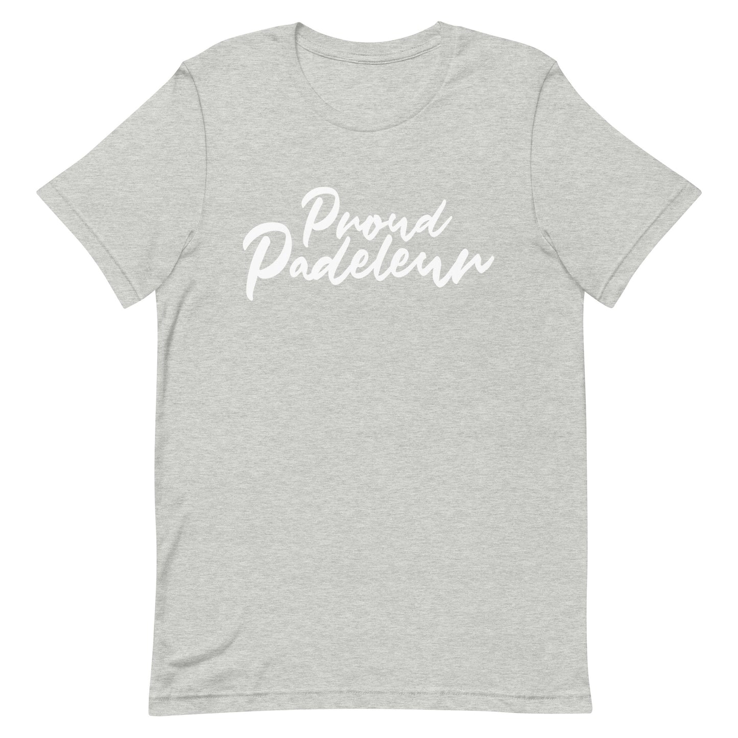 Proud Padeleur Tshirt Graphic Tee Shirt Bella + Canvas Unisex Short Sleeve T-Shirt