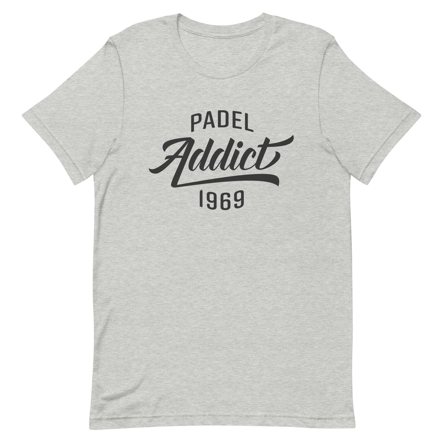 Padel Addict 1969 Tshirt Graphic Tee Shirt Bella + Canvas Unisex Short Sleeve T-Shirt