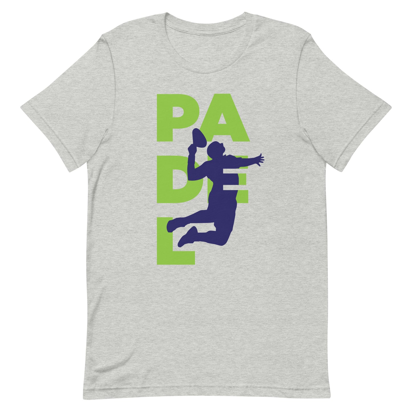 Padel Smash Green Tshirt Graphic Tee Shirt Bella + Canvas Unisex Short Sleeve T-Shirt