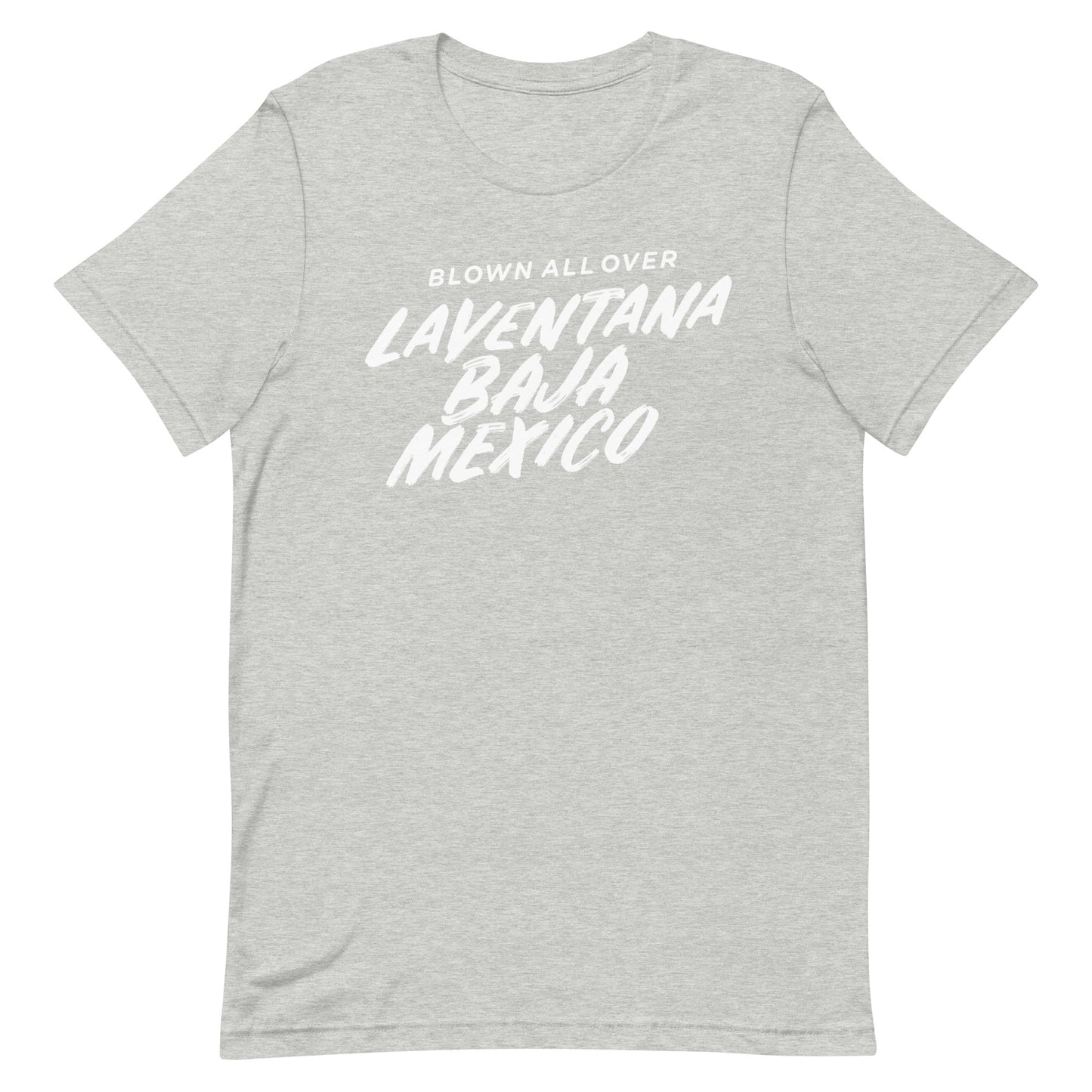 Blown All Over La Ventana Baja Mexico Tshirt Graphic Tee Shirt Bella + Canvas Unisex Short Sleeve T-Shirt