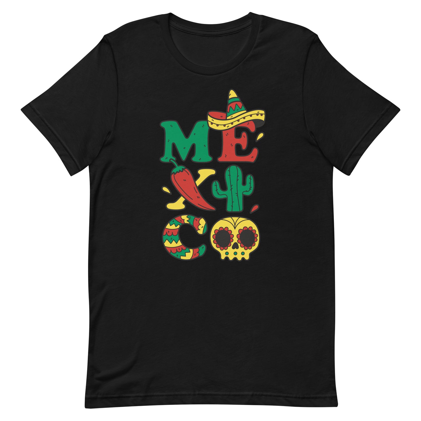 Mexico 1862 Cinco De Mayo Tshirt Graphic Tee Shirt Bella + Canvas Unisex Short Sleeve T-Shirt