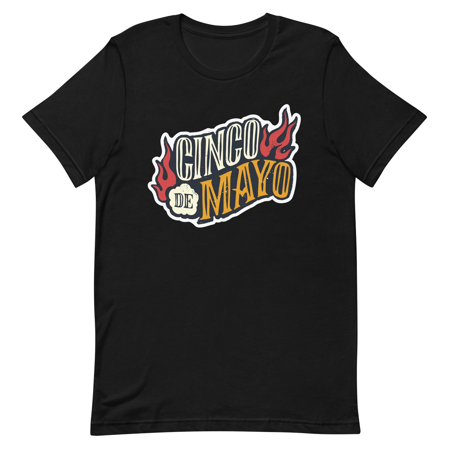 Cinco De Mayo Tshirt Mexican Graphic Tee Shirt Bella + Canvas Unisex Short Sleeve T-Shirt