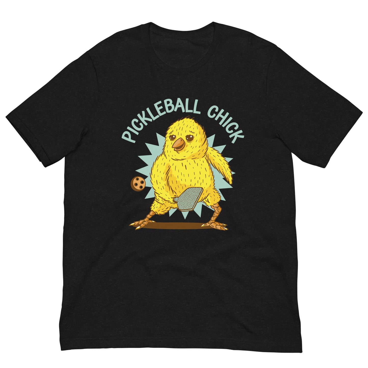 Pickleball Chick Tee Graphic Shirt Bella + Canvas Unisex Short Sleeve T-Shirt