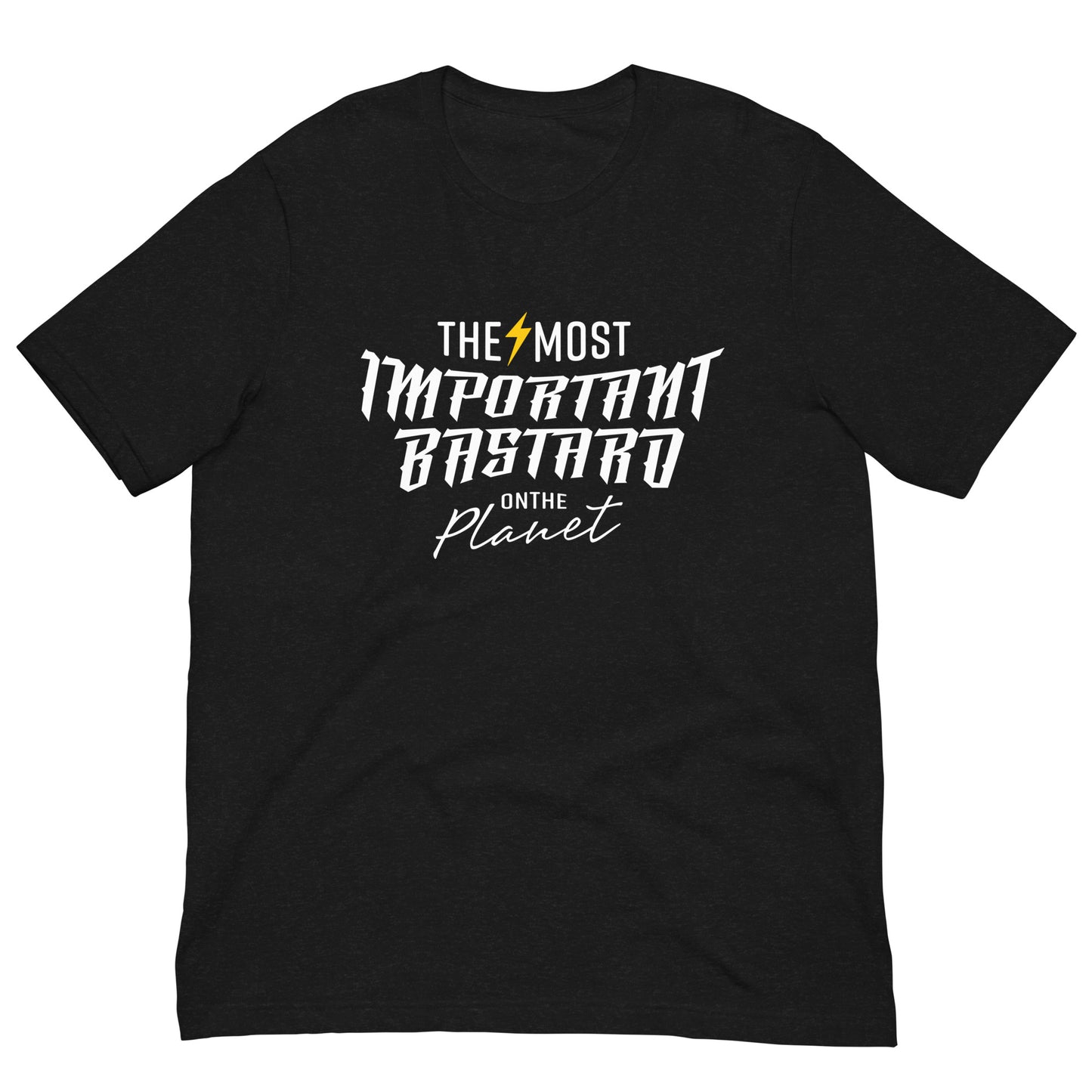 Most Important Bastard on The Planet Tee Francis Ngannou vs Tyson Fury Boxing Match Graphic Shirt Bella + Canvas Unisex Short Sleeve T-Shirt