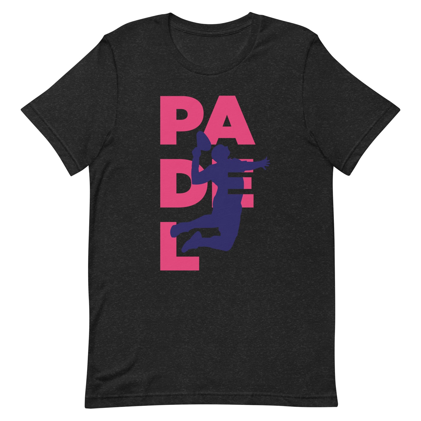 Padel Smash Pink Tshirt Graphic Tee Shirt Bella + Canvas Unisex Short Sleeve T-Shirt